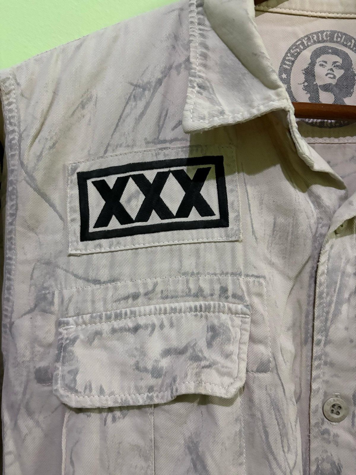 Hysteric Glamour VTG Hysteric Glamour For Rebel Button Up shirt HellXXX Size US M / EU 48-50 / 2 - 10 Thumbnail