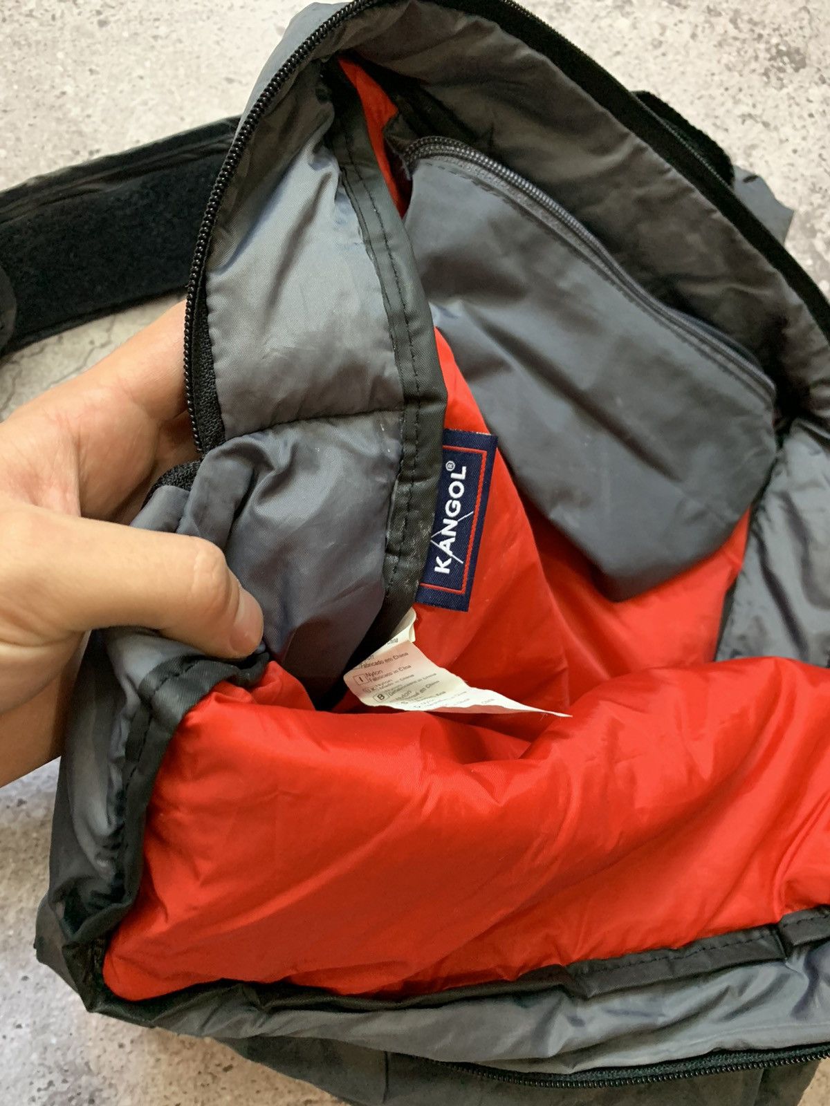 Kangol × Vintage Vintage 90s Y2K Kangol Sling Bag Gorpcore Backpack Size ONE SIZE - 6 Thumbnail