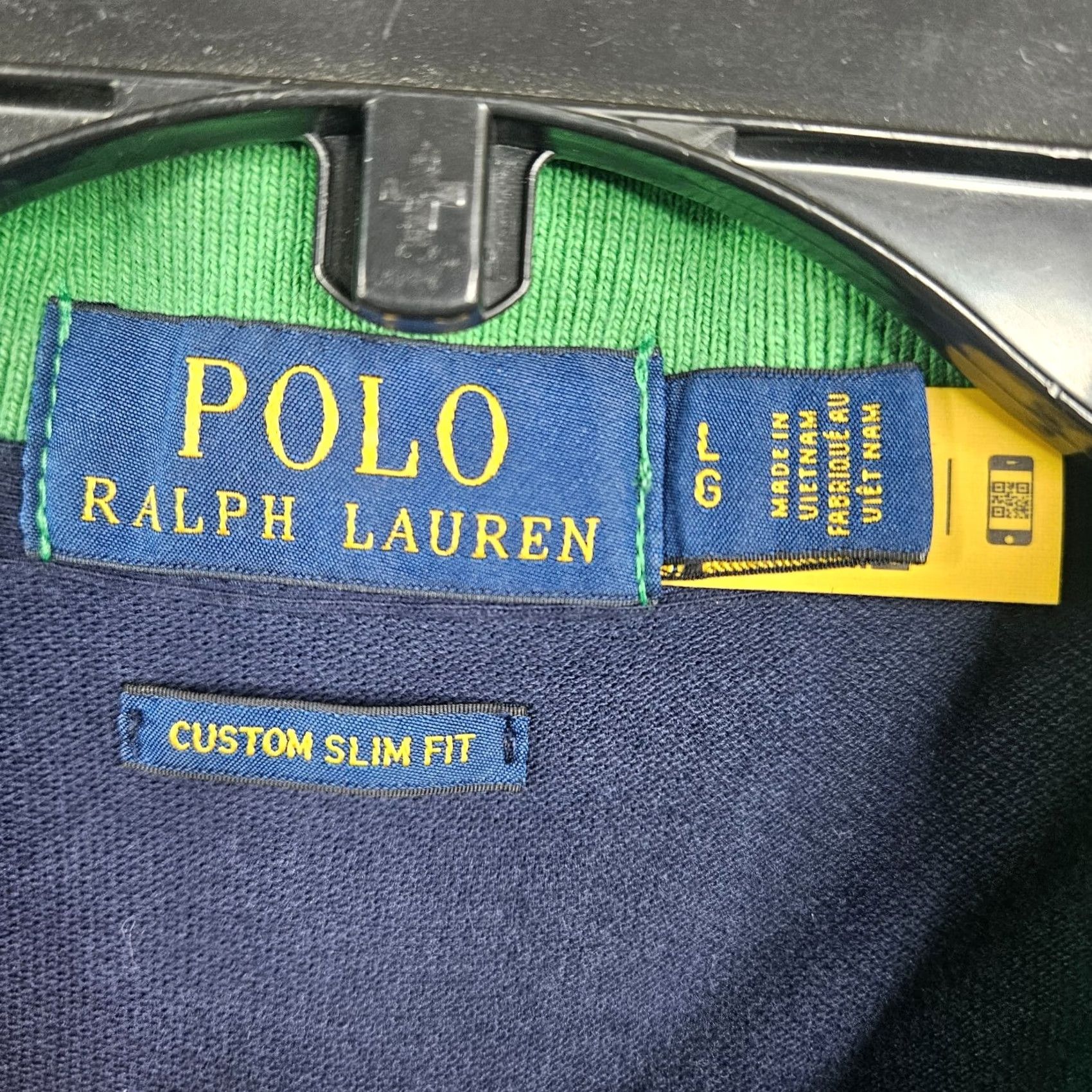 Ralph Lauren Ralph Lauren Polo Shirt Polo Slim Fit Men's Navy Blue Sz L Polo Shirt Slim Fit Men's Navy Blue RL Polo Shirt Size US L / EU 52-54 / 3 - 6 Thumbnail