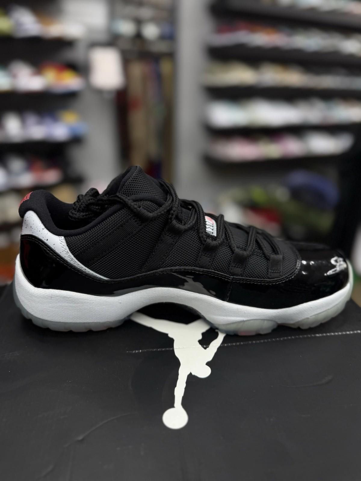 Jordan Brand Size 10- Nike Air Jordan 11 Retro Low Infrared 23 Black 2014 Size US 10 / EU 43 - 7 Thumbnail