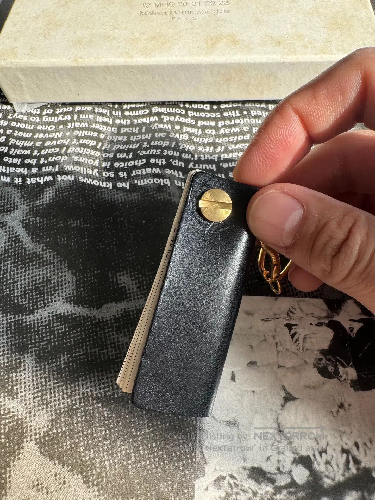 Maison Margiela Maison Margiela Phonebook Keychain. Size ONE SIZE - 4 Thumbnail