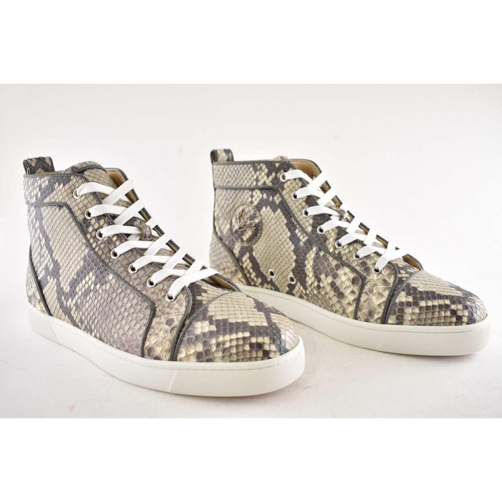 Christian Louboutin Christian Louboutin Louis Orlato Flat Python Ghost Roccia Size US 11 / EU 44 - 4 Thumbnail