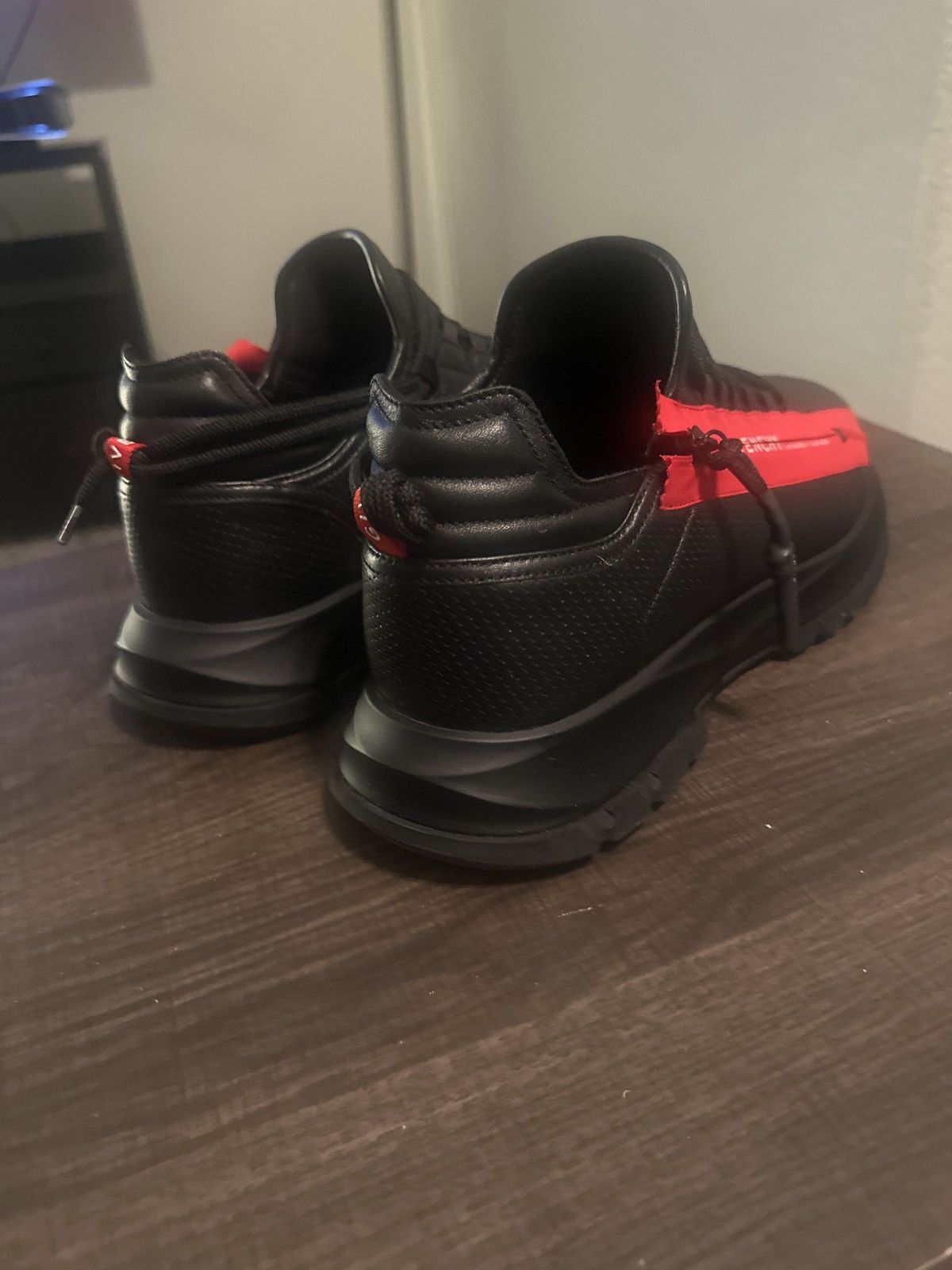 Designer × Givenchy Givenchy Spectre Runner Zip Black/Red Size US 11 / EU 44 - 6 Thumbnail