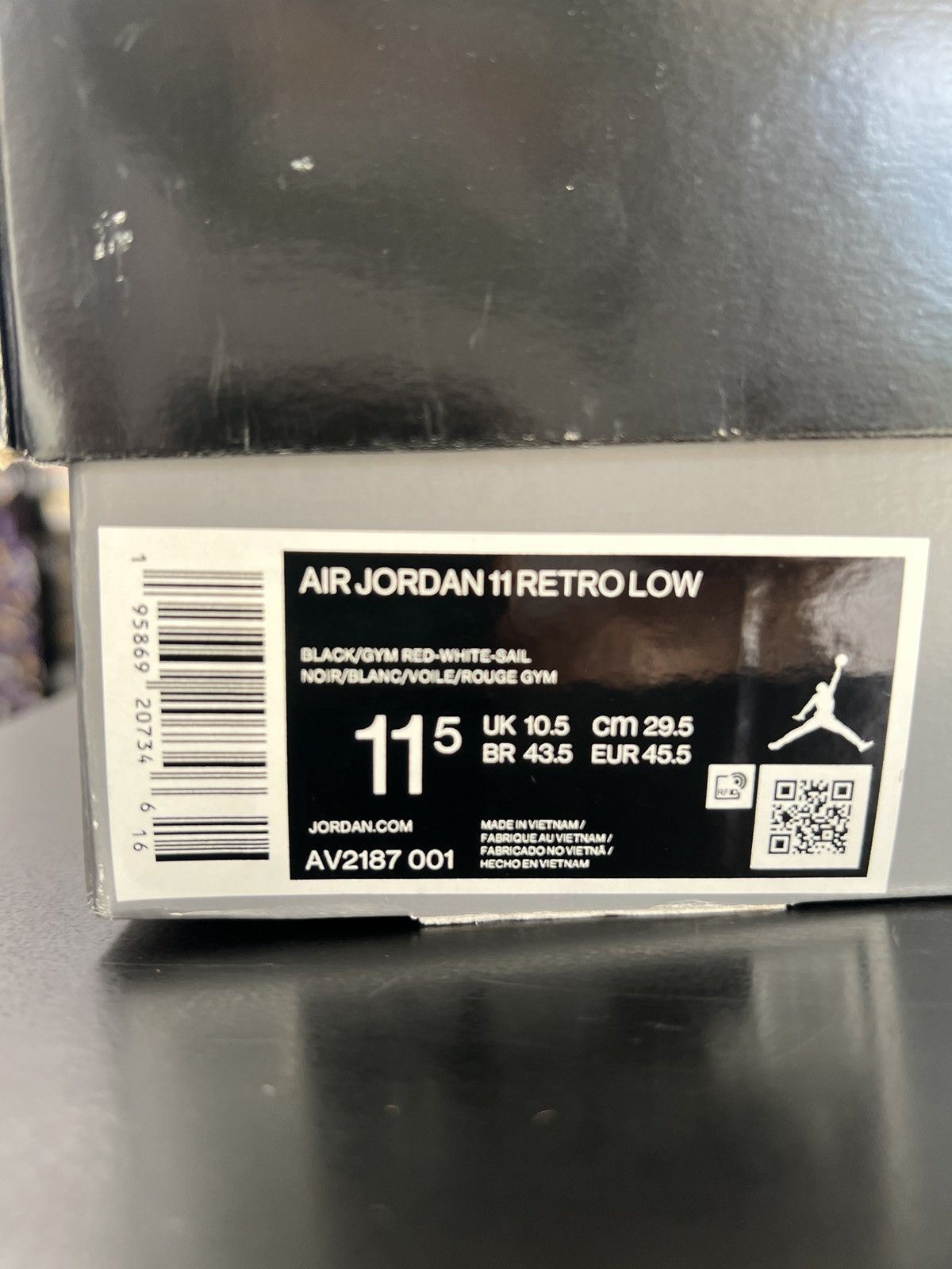 Jordan Brand Air Jordan 11 Low 72-10 Sz. 11.5 (2022) Size US 11.5 / EU 44-45 - 11 Thumbnail
