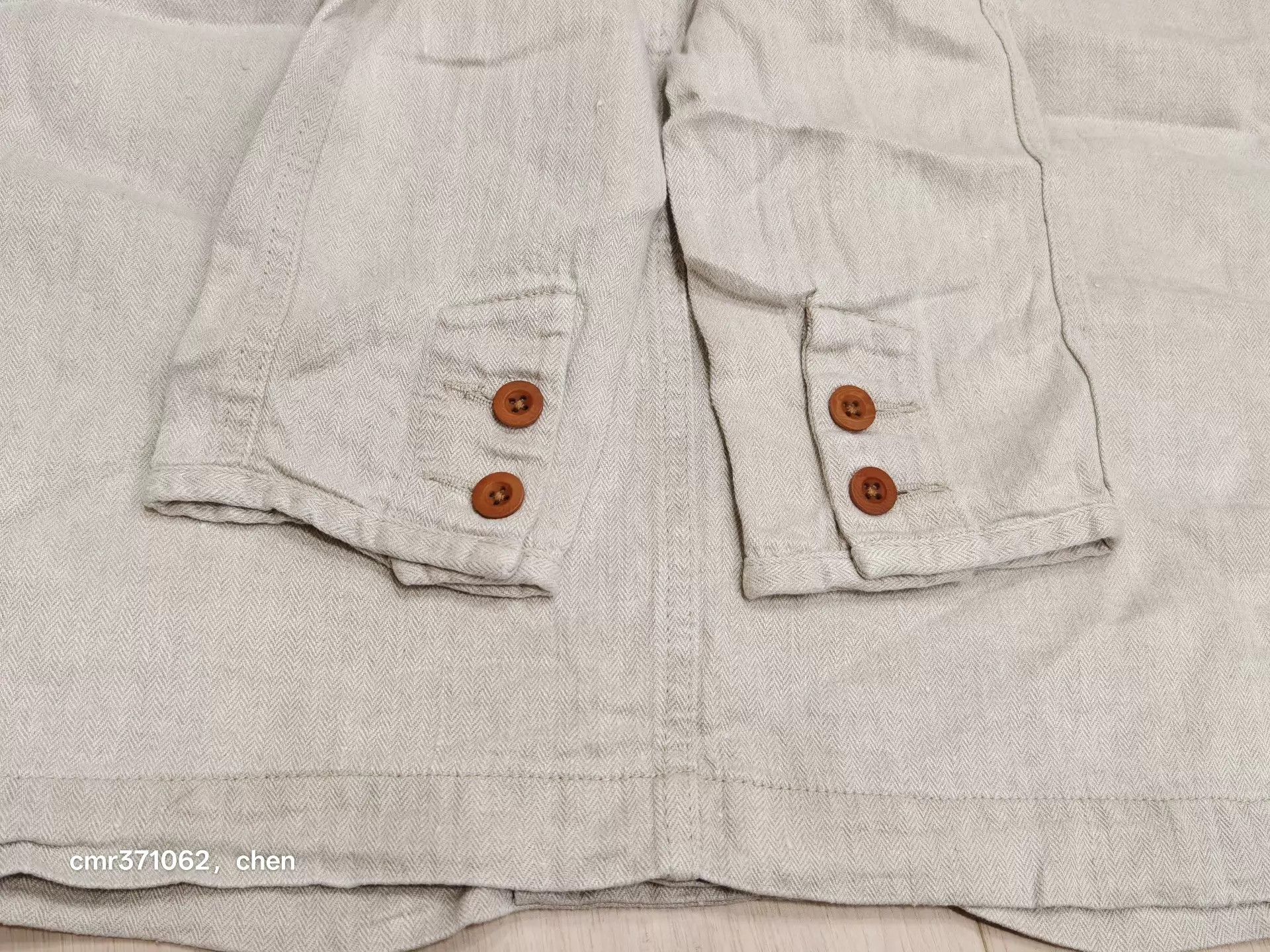 Visvim VISVIM LCC SHOP COAT Beige 0 Herringbone Linen Muddy Size US XS / EU 42 / 0 - 6 Thumbnail