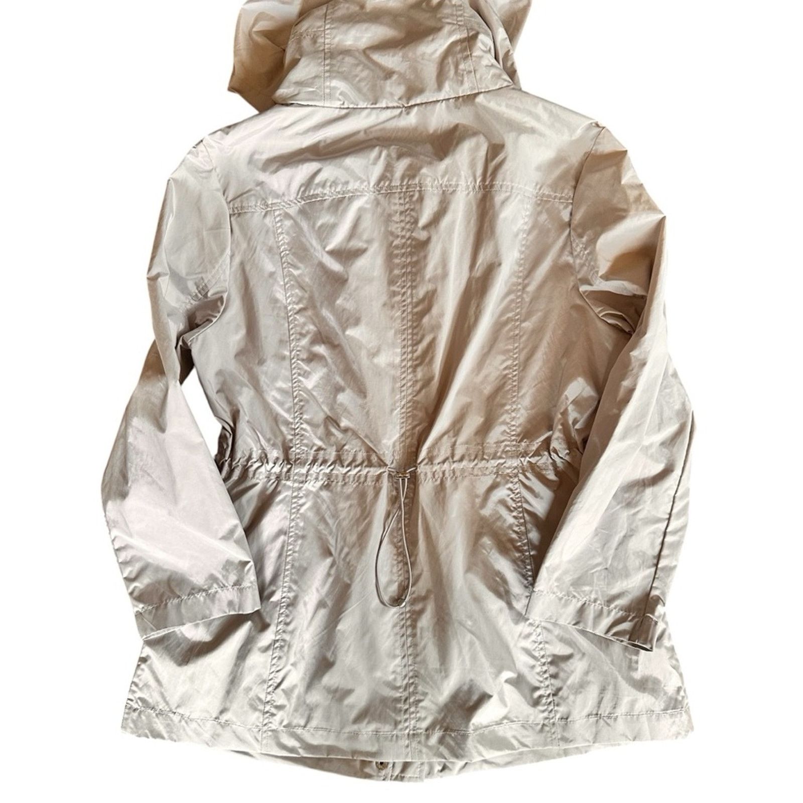 Cole Haan Cole Haan Packable Rain Jacket – Silver/Gray – Size M – EUC Size M / US 6-8 / IT 42-44 - 10 Thumbnail