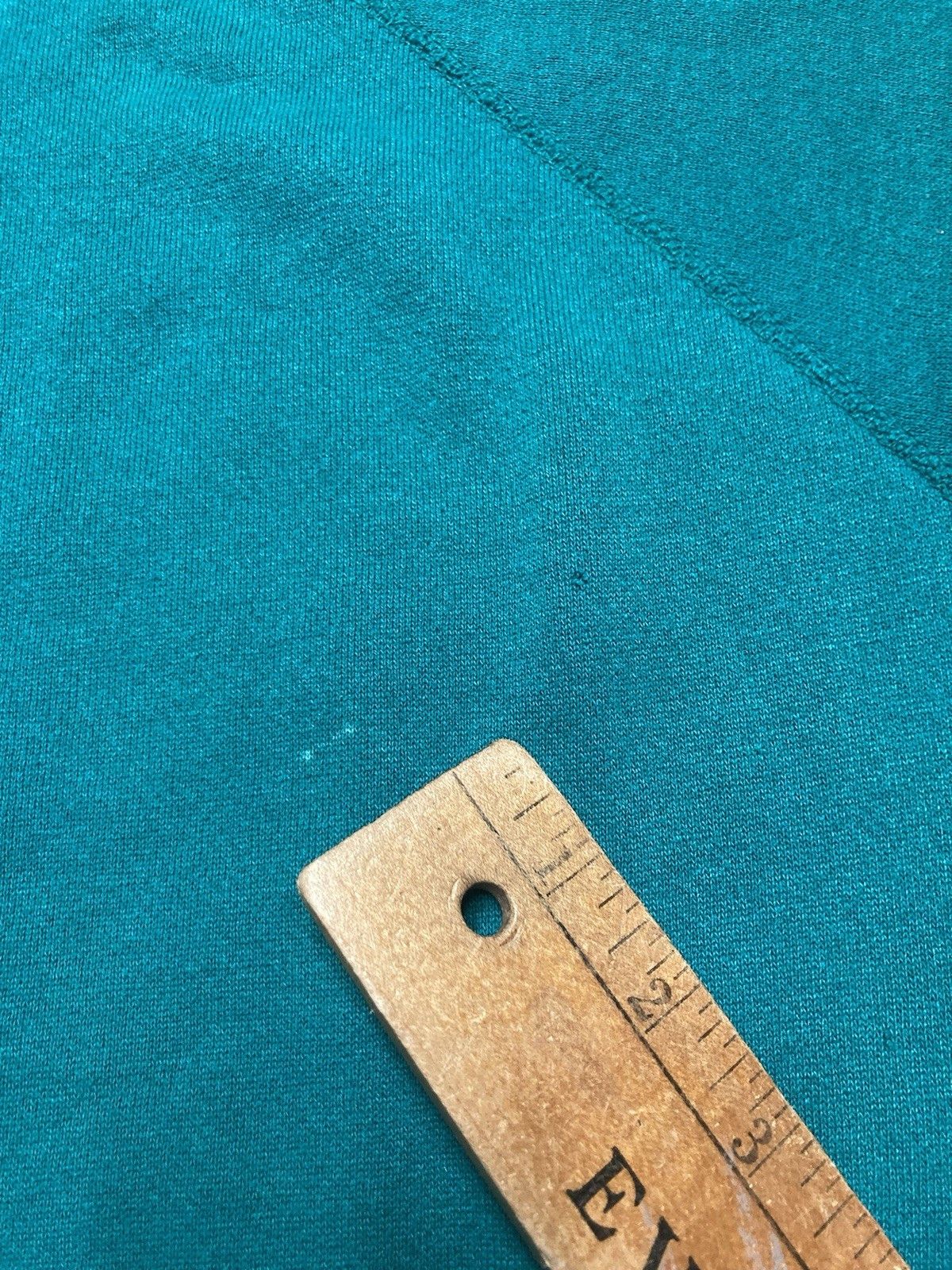 Vintage 80s crewneck sweatshirt blank teal turquoise distressed XL Size US XL / EU 56 / 4 - 7 Thumbnail
