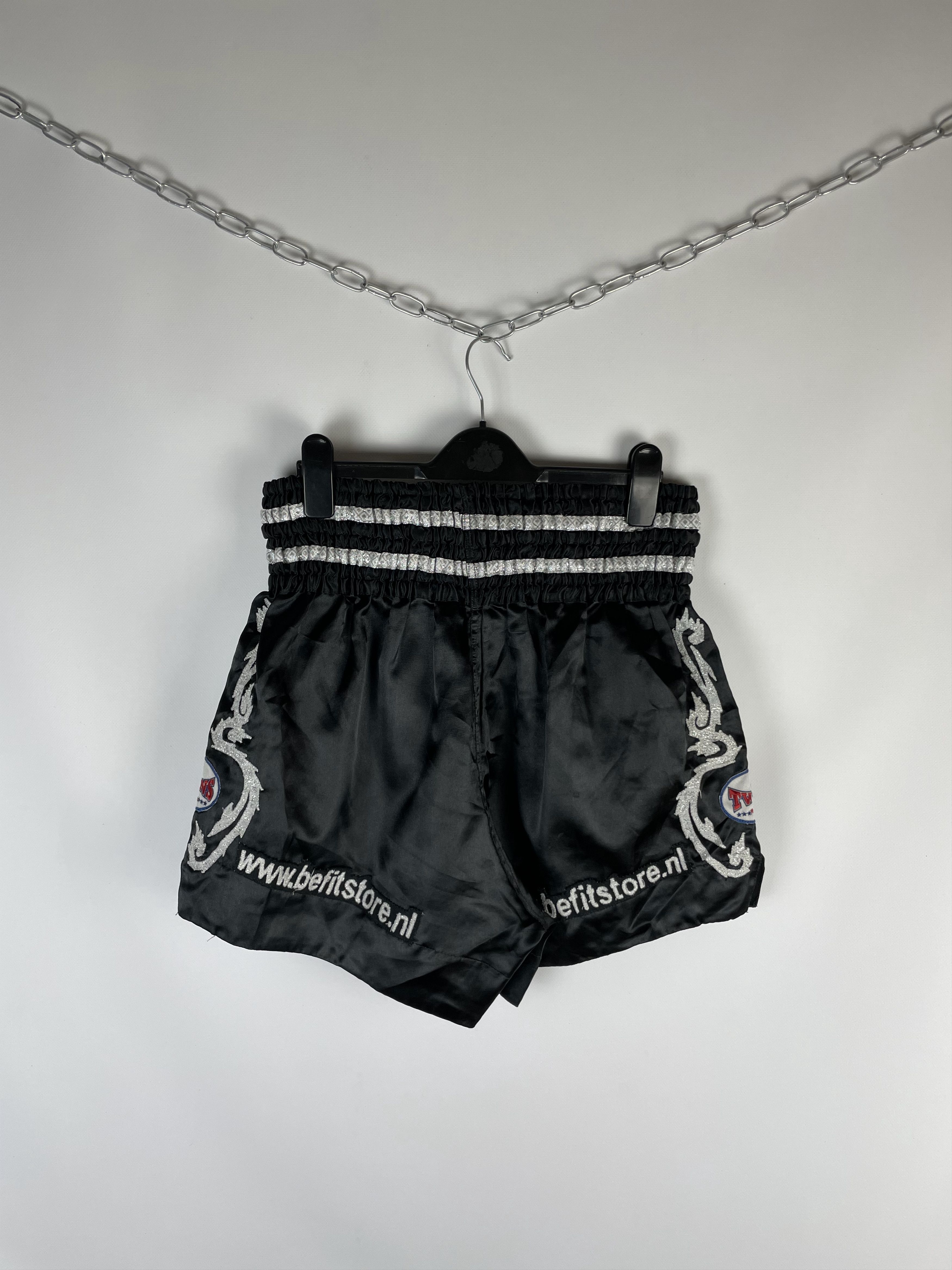 Twins Twins Muay Thui Fighter Shorts Black Y2k Size US 36 / EU 52 - 6 Thumbnail