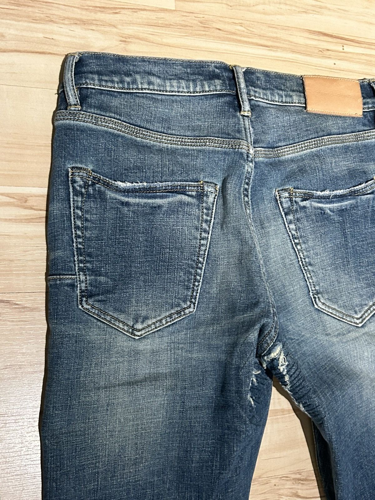 Purple Brand PURPLE BRAND TINTED INDIGO BLOWOUT JEANS Size US 30 / EU 46 - 11 Thumbnail