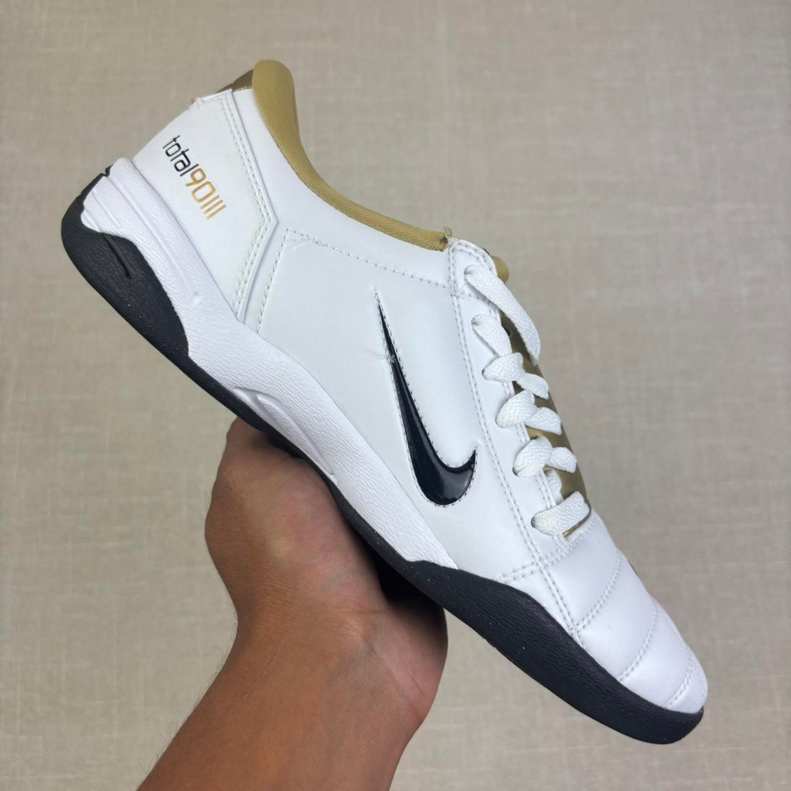 Nike 🏆 Nike Total 90 "White Metallic Gold" 11.5M Size US 11.5 / EU 44-45 - 1 Thumbnail