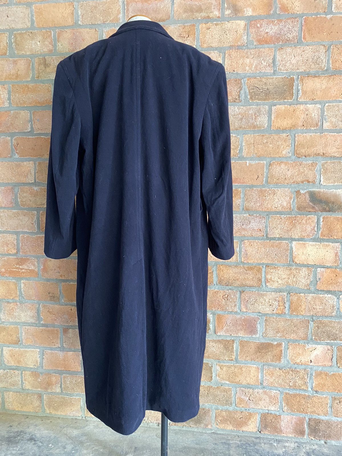 Yves Saint Laurent YVES SAINT LAURENT pour homme Navy Double-Breasted Coat Size US XXL / EU 58 / 5 - 15 Thumbnail