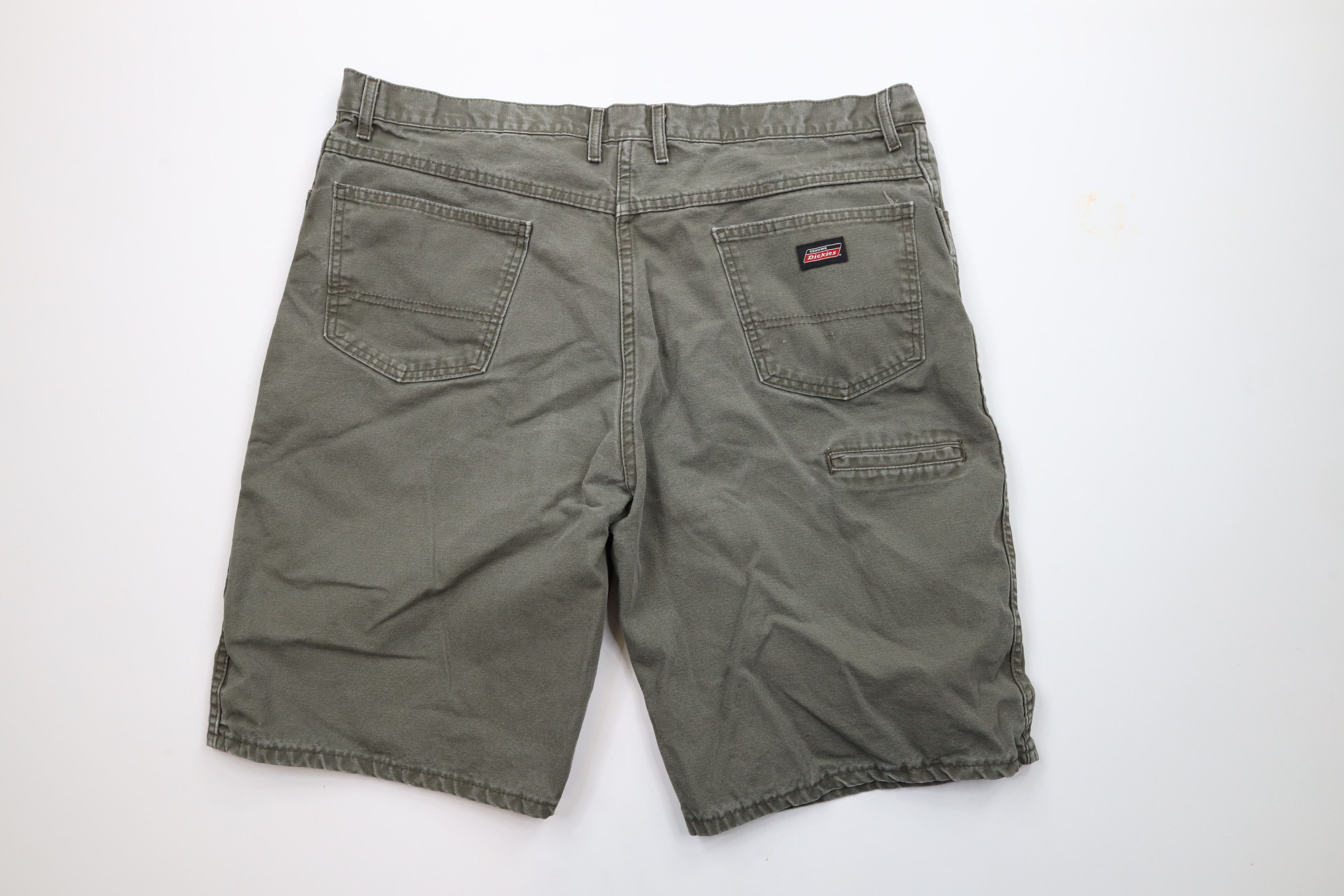 Dickies × Vintage Vintage Dickies Canvas Relaxed Fit Shorts Green Cotton Size US 40 / EU 56 - 7 Thumbnail
