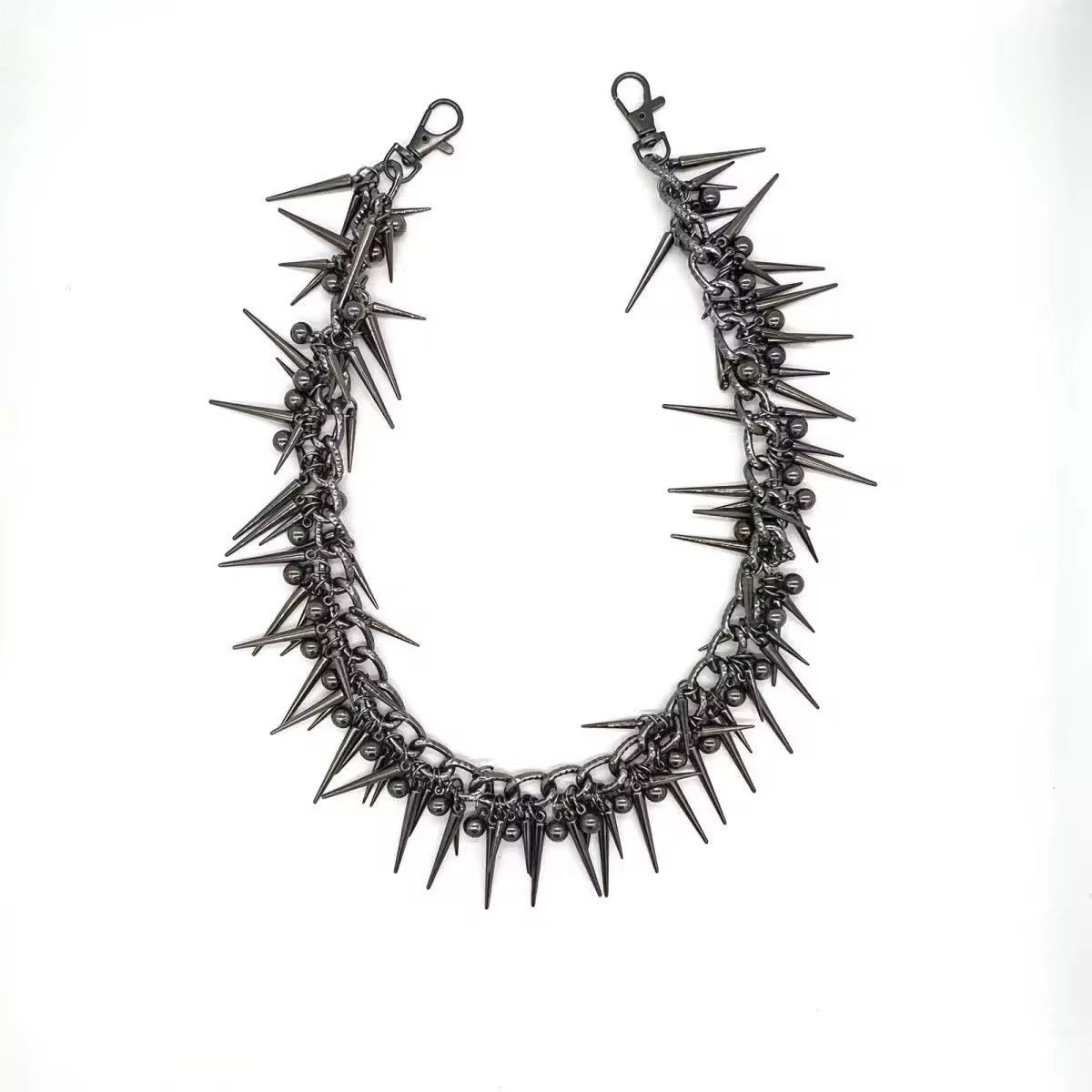 Jewelry Black Metal Pants Chain Size ONE SIZE - 4 Thumbnail