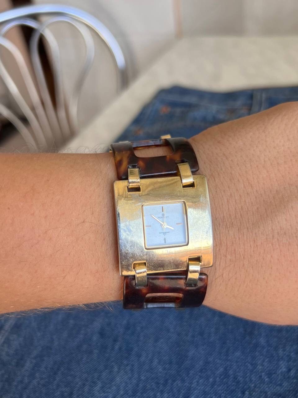 Japanese Brand × Vintage Vintage Japanese style futuristic Watch Leopard 90s Japan Size ONE SIZE - 8 Thumbnail