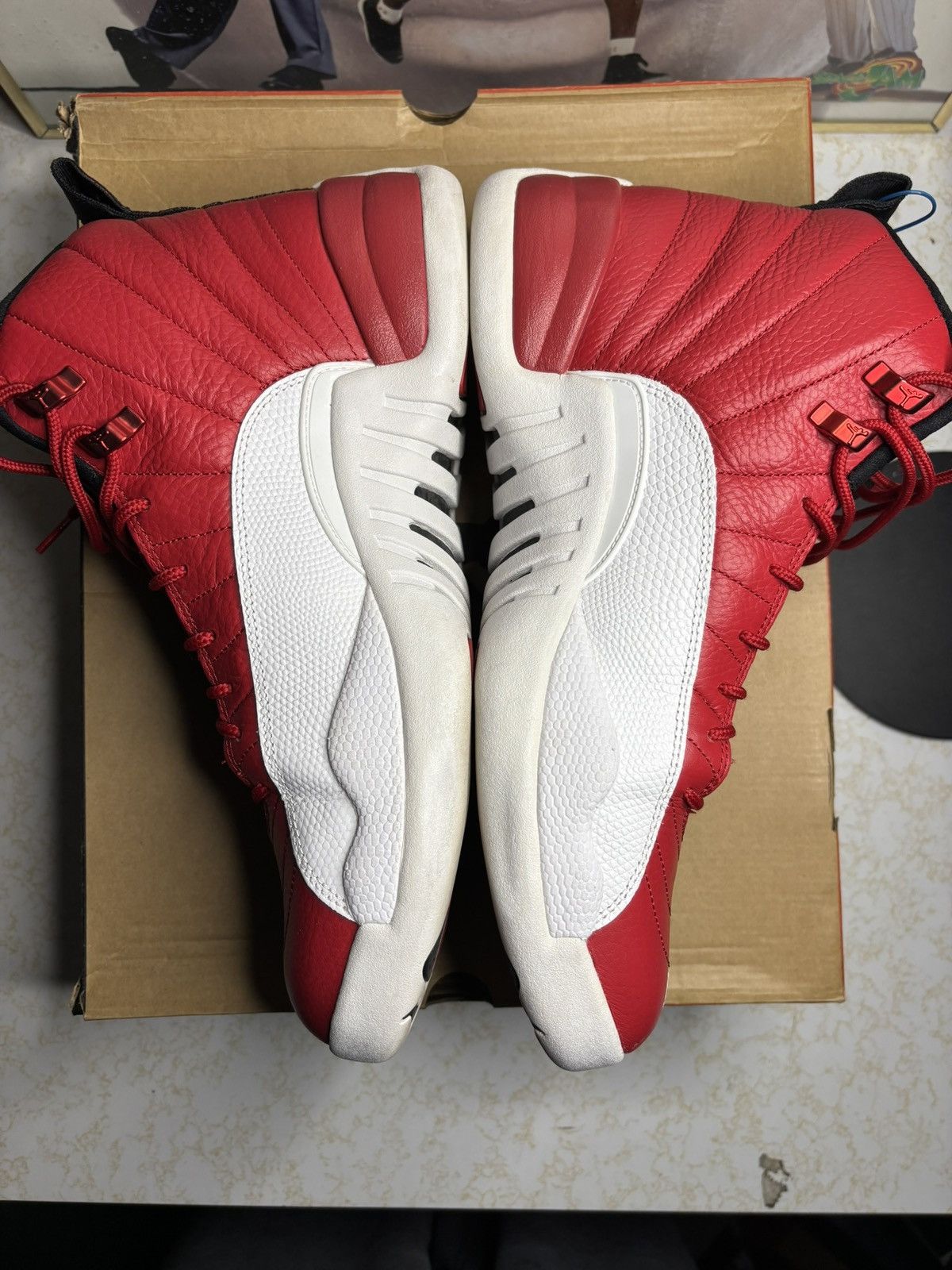 Jordan Brand Jordan Retro 12 ‘Gym Red’ Size US 12 / EU 45 - 3 Thumbnail