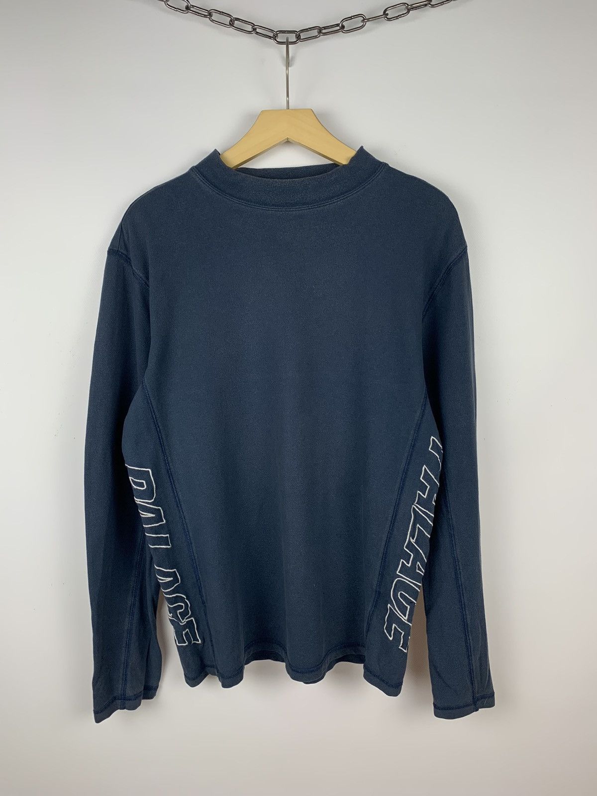 Palace Palace 1 Truth Long Sleeve T-Shirt NAVY | Grailed