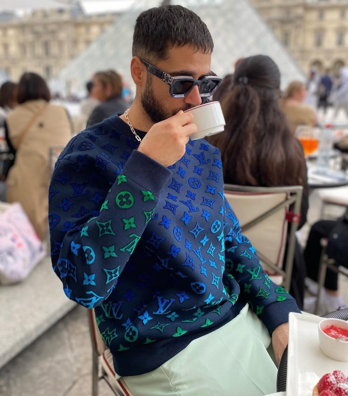 Louis Vuitton NEED GONE ASAP Gradient Monogram Fil Coupe Sweatshirt Grailed