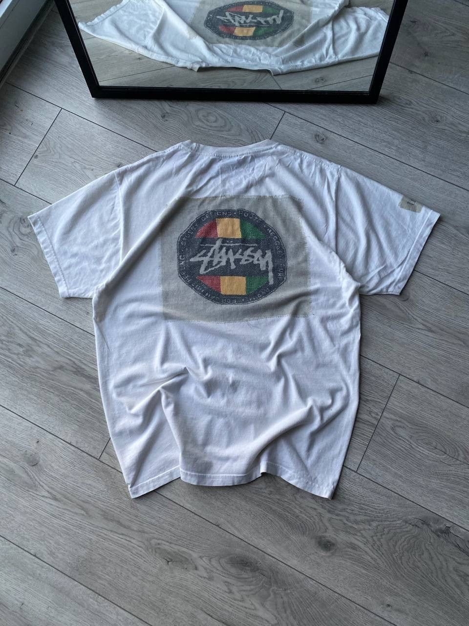 Stussy × Vintage Vintage Stussy White Boxy T-shirt Y2K M Size US M / EU 48-50 / 2 - 5 Thumbnail