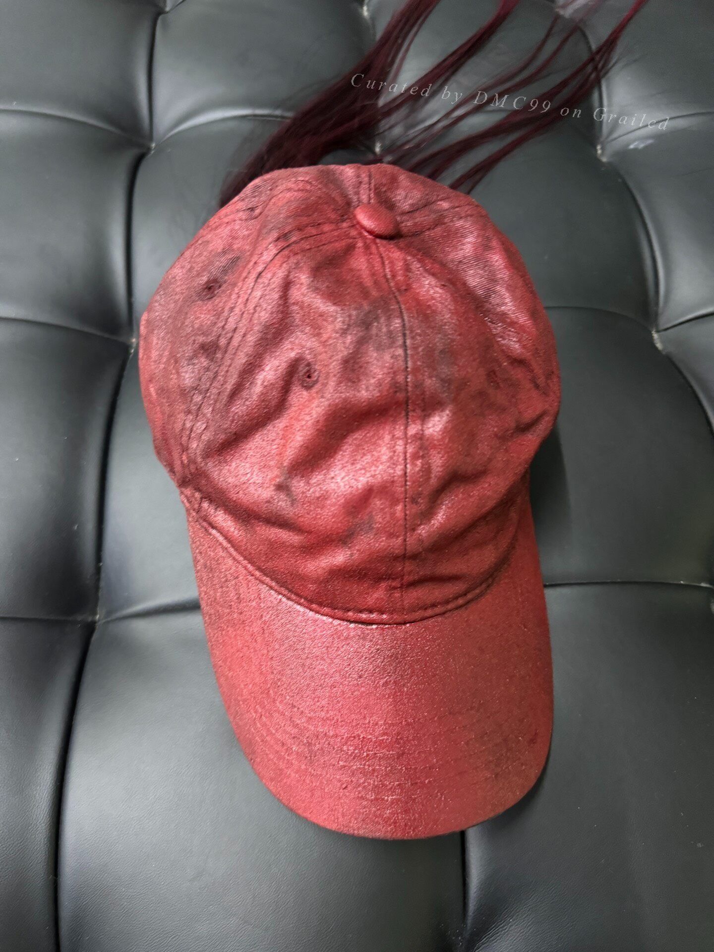 P.L.N. P.L.N Red Waxed Brush Cap Size ONE SIZE - 1 Thumbnail