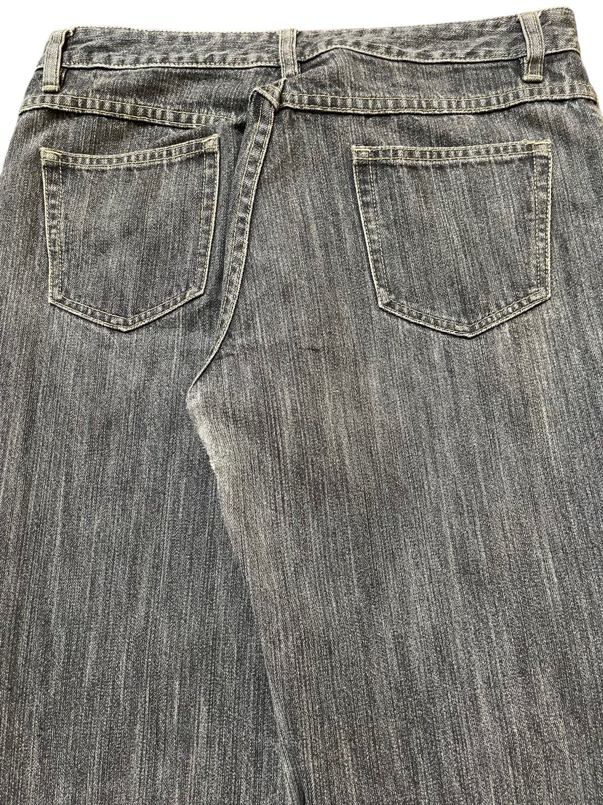 If Six Was Nine Vintage Japanese Brand Faded Wash Style Wide Leg Jeans Size US 30 / EU 46 - 6 Thumbnail