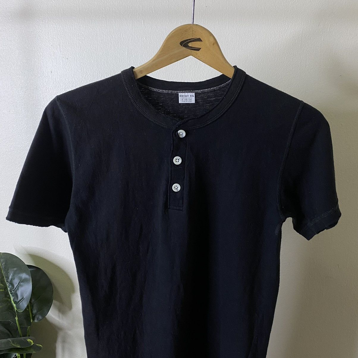 Japanese Brand Entry SG Black Blank Tee Made in Japan Size US S / EU 44-46 / 1 - 2 Thumbnail