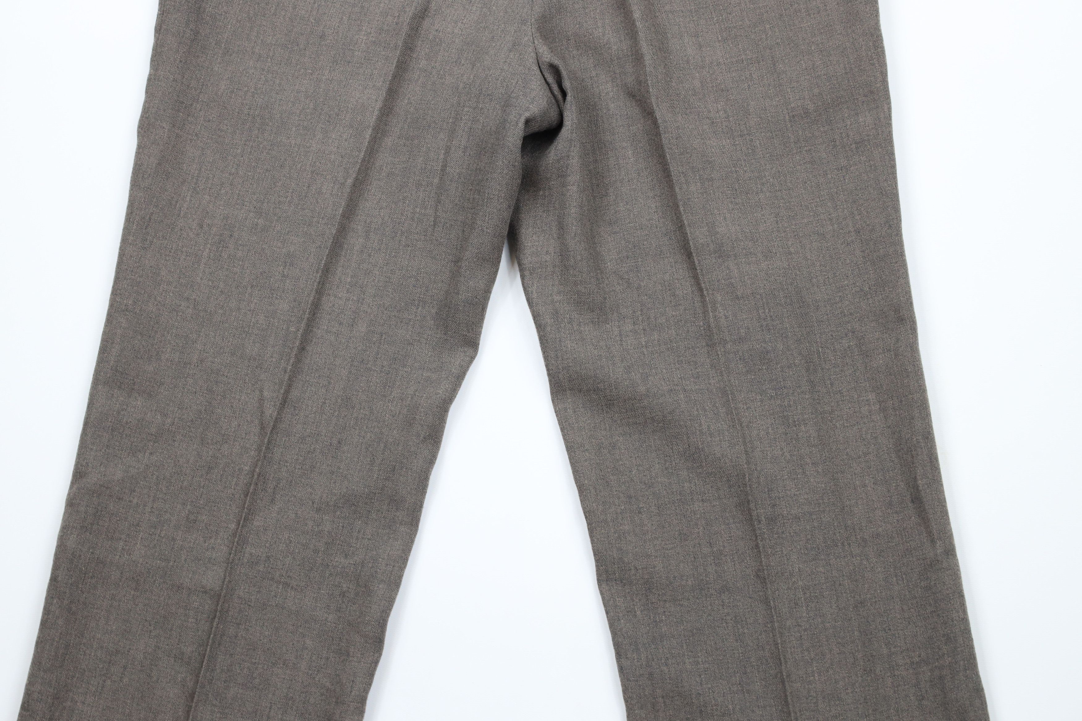 Vintage Vintage 70s Streetwear Front Wide Leg Chino Pants Brown Size US 34 / EU 50 - 11 Thumbnail