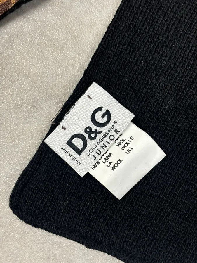 Dolce & Gabbana SS1999 Dolce & Gabbana Brown Wool Leopard Scarf Size ONE SIZE - 6 Thumbnail