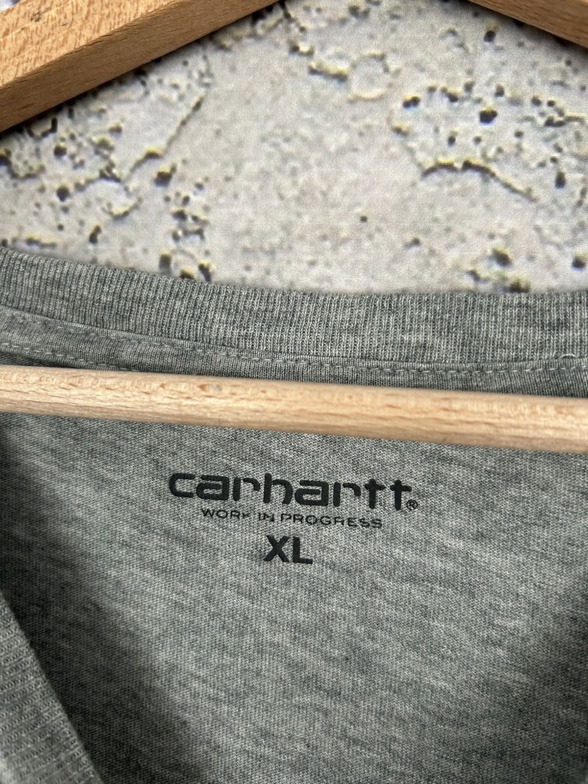 Carhartt Vintage Carhartt Grey Longsleeve Pocket Streetwear Baggy Rap Size US XL / EU 56 / 4 - 4 Thumbnail