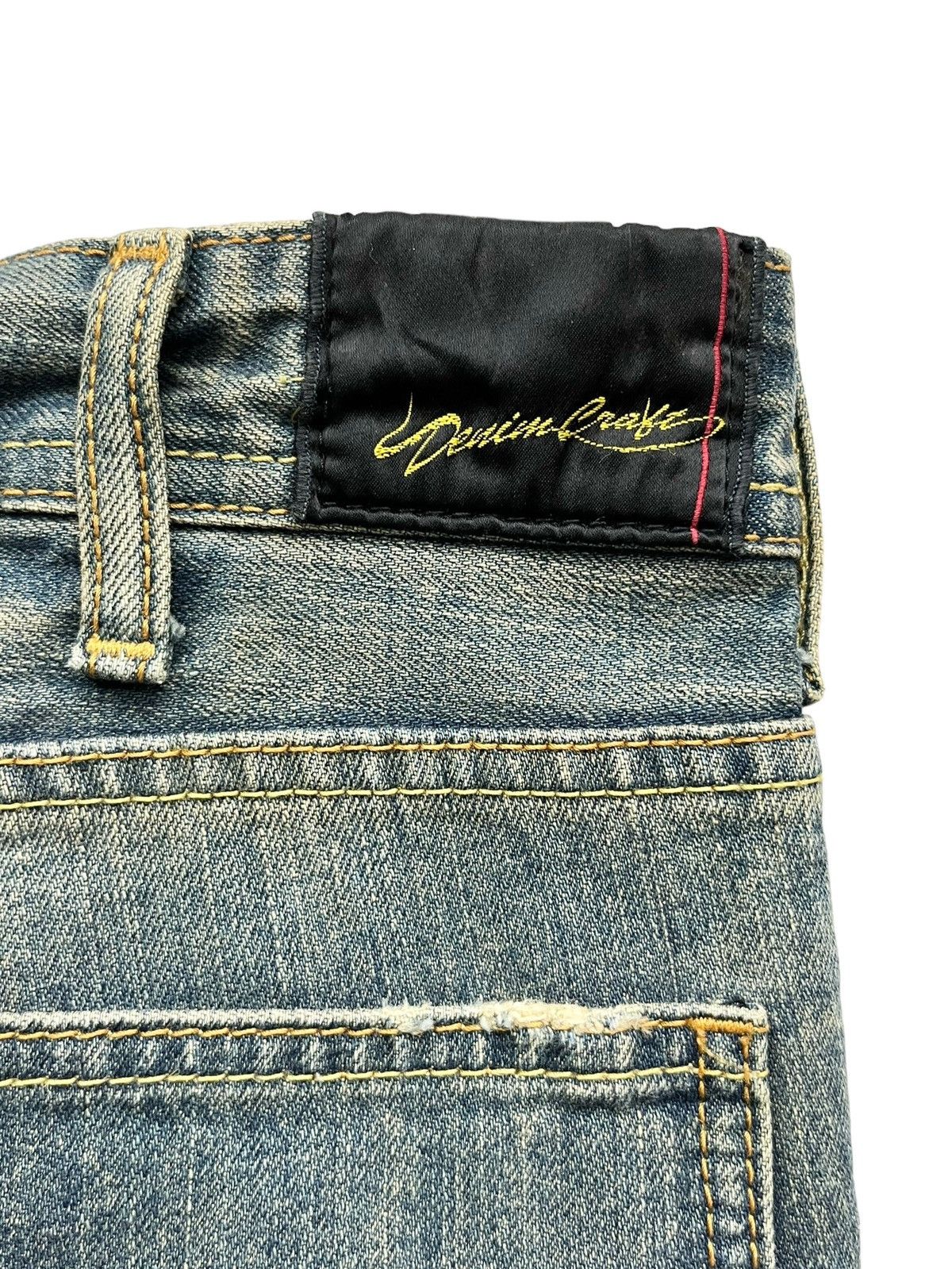 Aran Crafts FYE🔥90's DENIM CRAFT Mudwash Rusty Faded Distressed FLARE Size US 30 / EU 46 - 9 Thumbnail