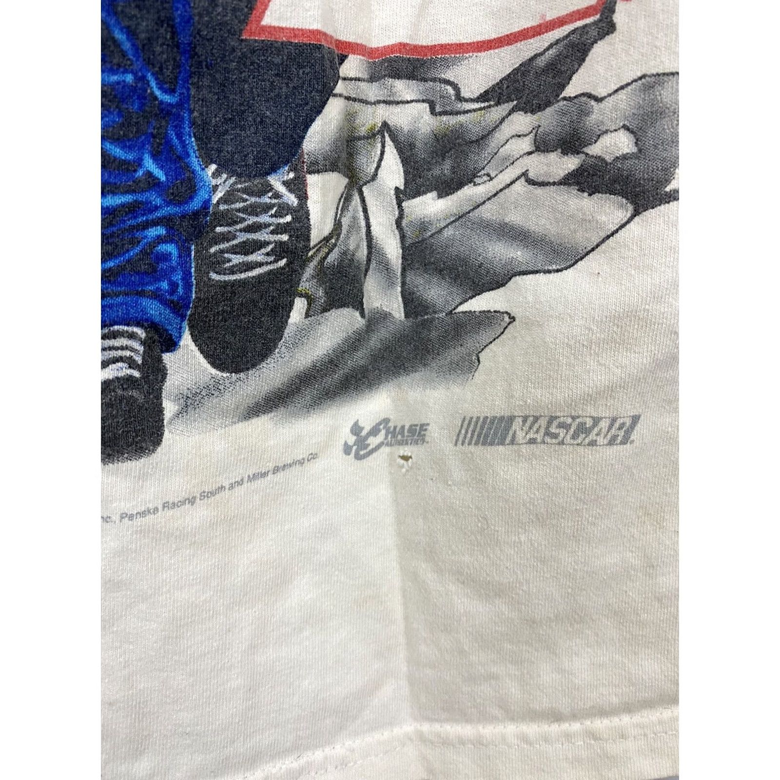 Chase Authentics VTG Rusty Wallace TRACKSLAYER Dragon NASCAR All Over Print Chase T-Shirt Size M Men Cream Short Sleeve Size US M / EU 48-50 / 2 - 6 Thumbnail