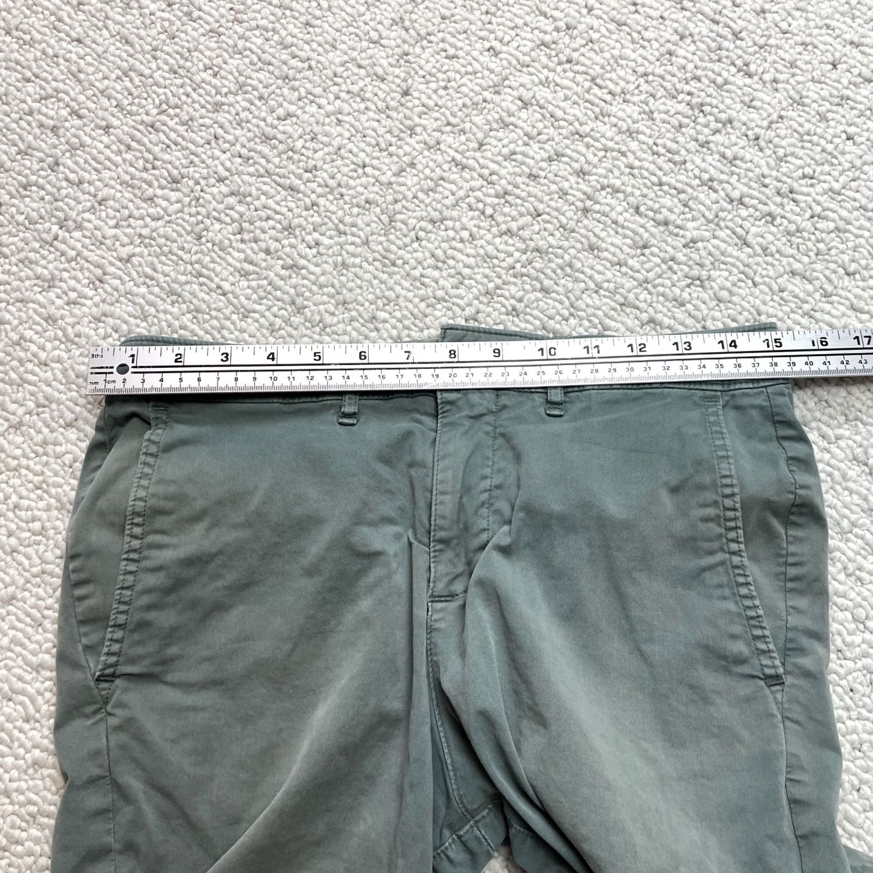 Abercrombie & Fitch Abercrombie & Fitch Chino Shorts Mens 28 Green Cotton Straight Pockets 8" Insm Size US 28 / EU 44 - 5 Thumbnail
