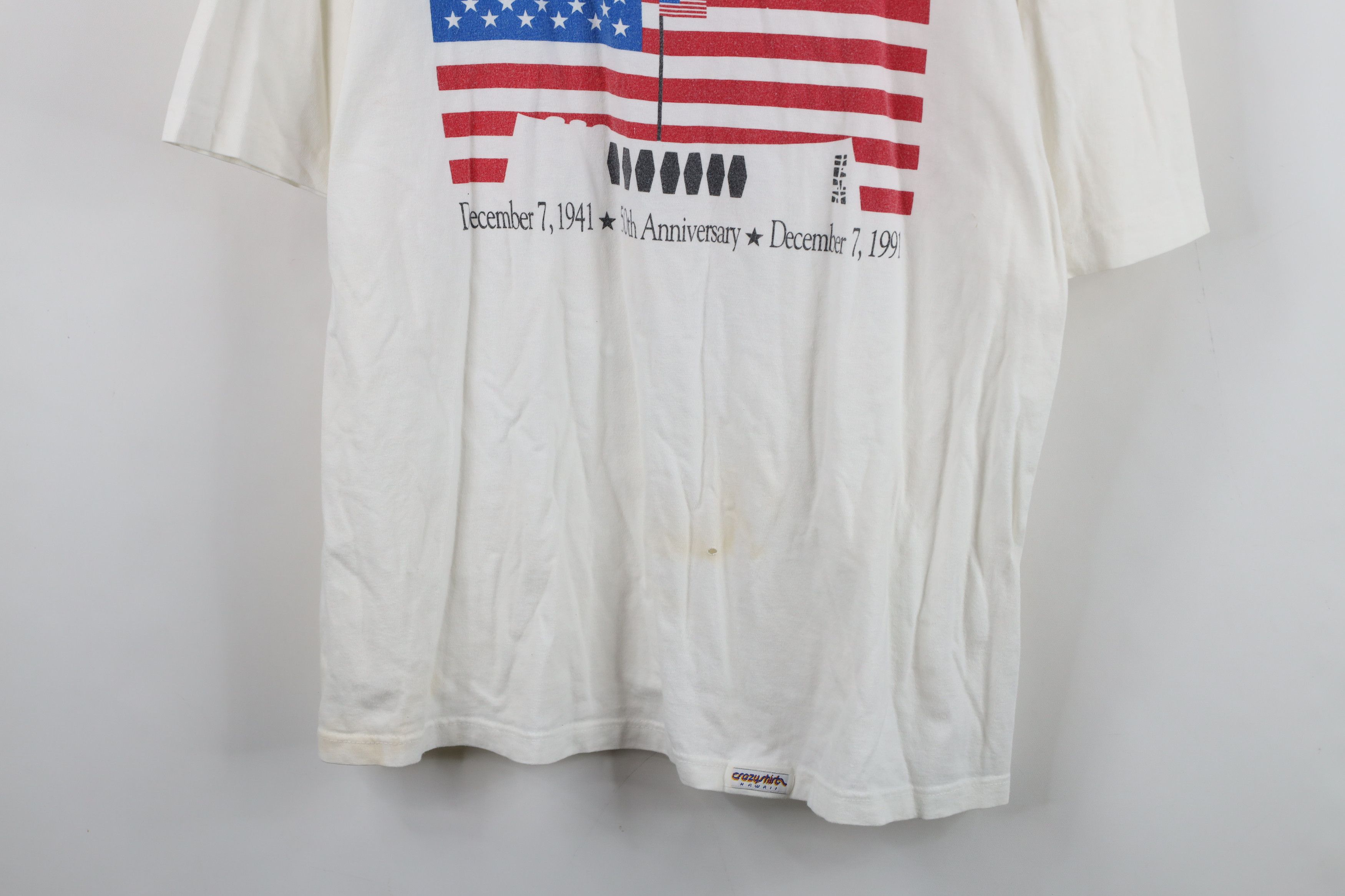 Vintage Vintage 90s 50th Anniversary Harbor Remembered T-Shirt USA Size US XL / EU 56 / 4 - 3 Thumbnail