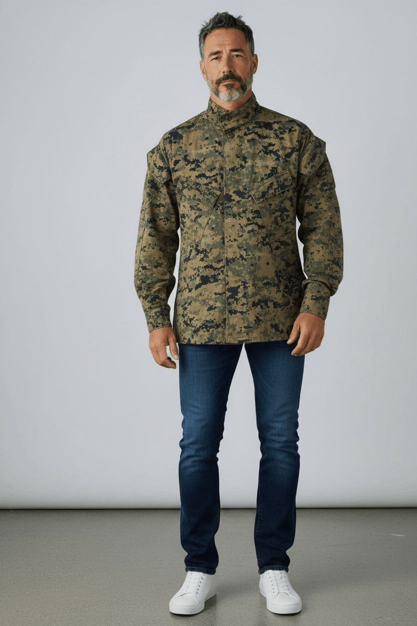 Vintage USMC MCCUU Woodland MARPAT Combat Blouse Propper Permethrin Size US S / EU 44-46 / 1 - 1 Thumbnail