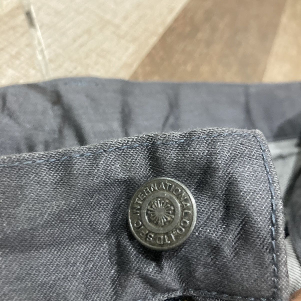 If Six Was Nine TORNADO MART WAX COATED FLARED BOOTCUT DENIM Size US 32 / EU 48 - 10 Thumbnail