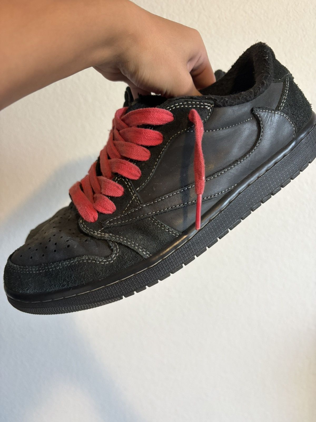 Travis Scott Jordan 1 Low Black Phantom