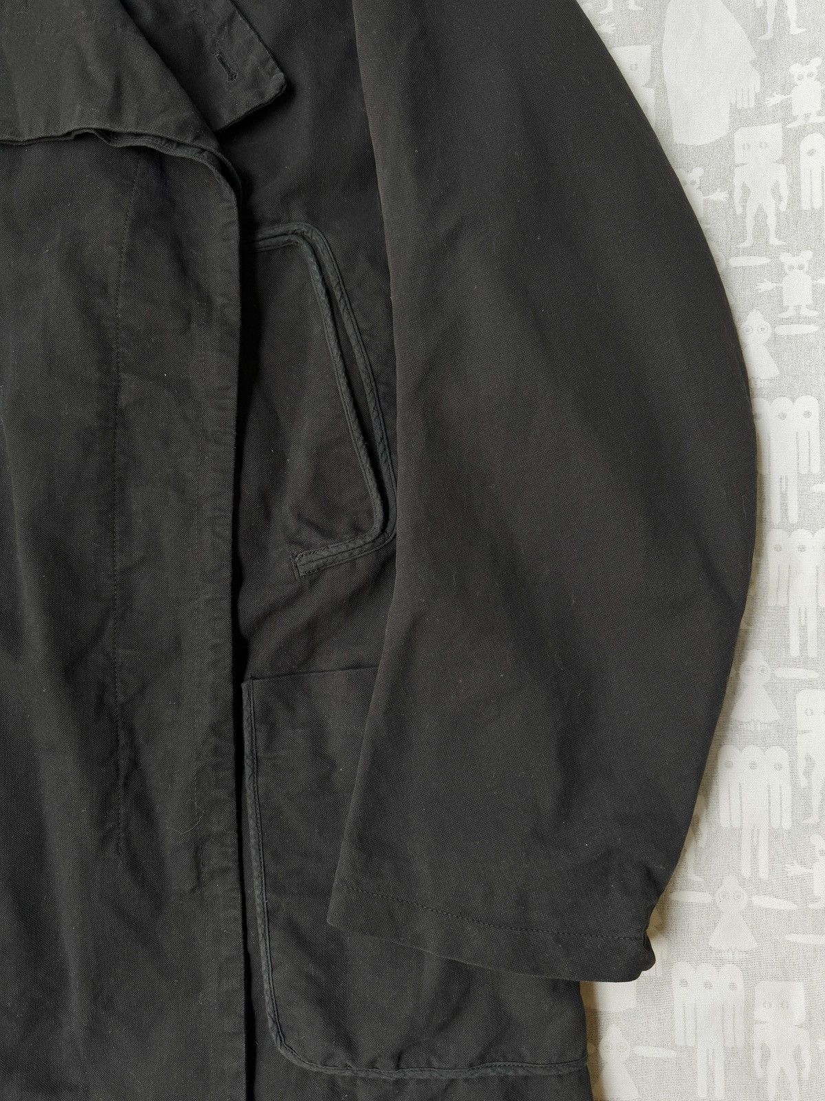 Maison Margiela Maison Martin Margiela AW04 Raw Collar Faded Cotton Caban Size US S / EU 44-46 / 1 - 4 Thumbnail