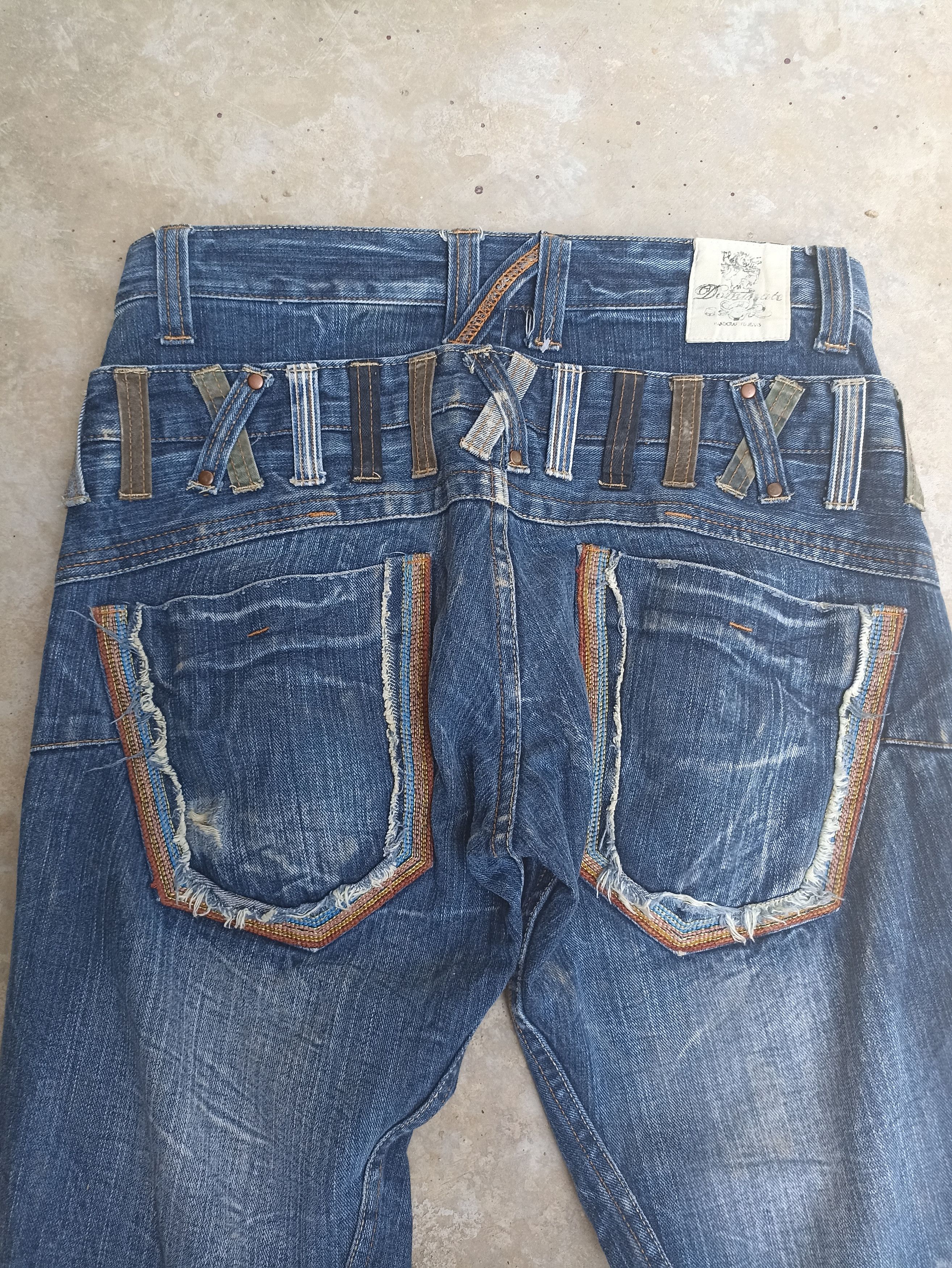 Beauty Beast Dominate Handcrafted jeans distressed beauty beast Size US 32 / EU 48 - 10 Thumbnail