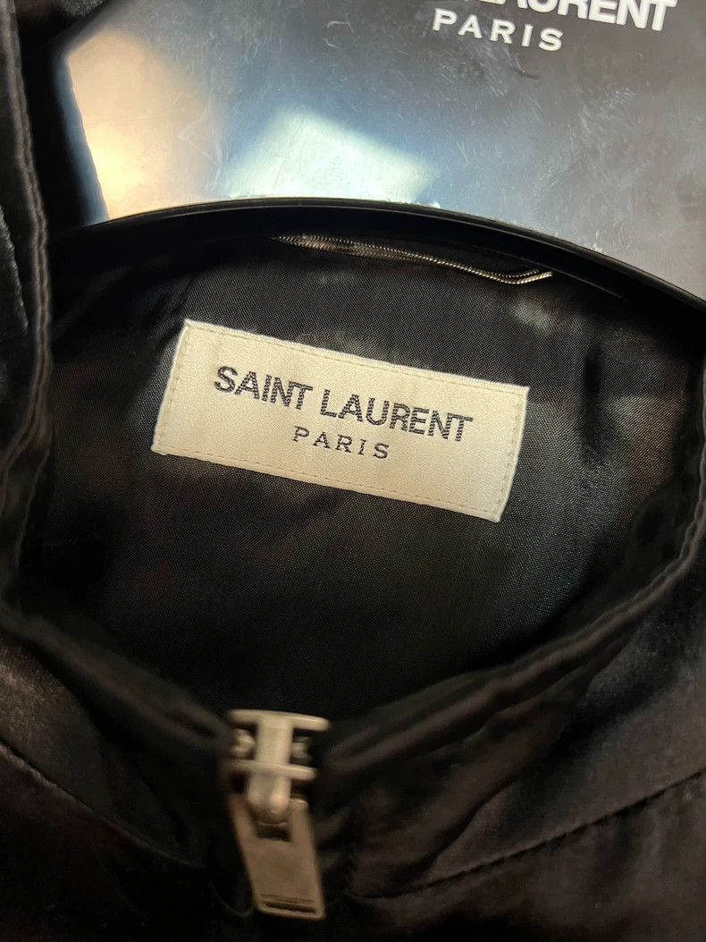 Saint Laurent Paris Saint Laurent Paris Black rhinestone silk jacket Size US S / EU 44-46 / 1 - 3 Thumbnail