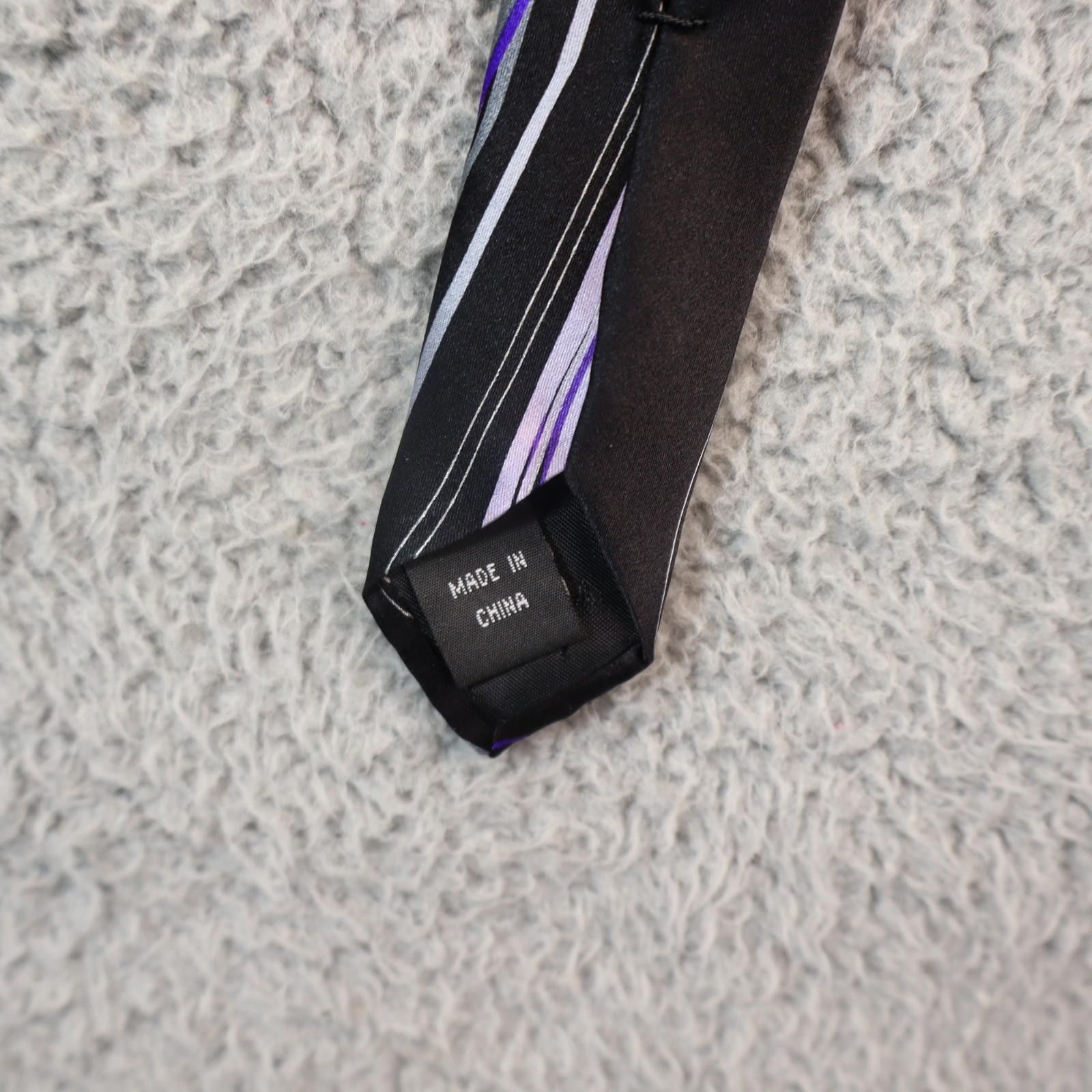 Other J Garcia Necktie Silk Black Abstract Limited Collection 56 Size ONE SIZE - 2 Thumbnail
