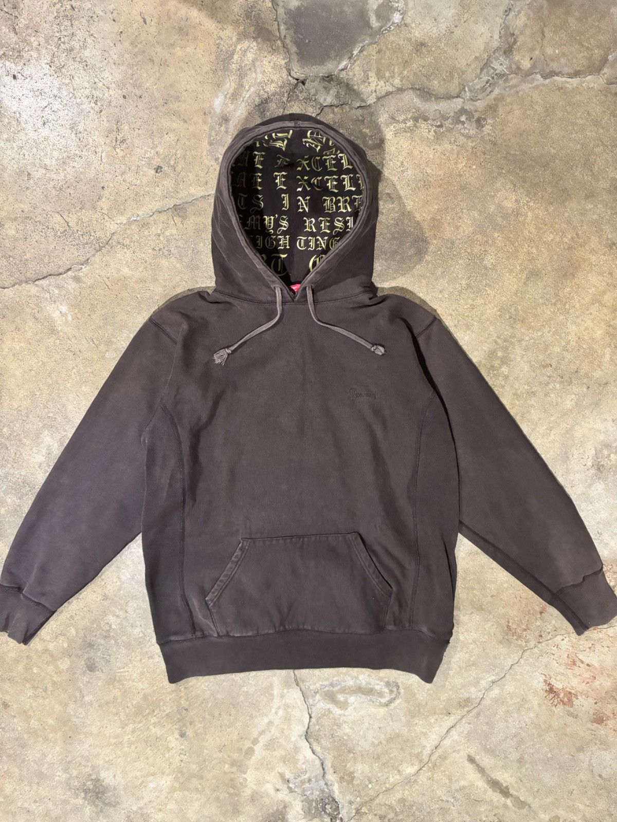 激レア! 2003SS OLD SUPREME “SURF STYLE”フーディ Supreme × Vintage 2003 Supreme Surfstyle Hoodie Brown L | Grailed