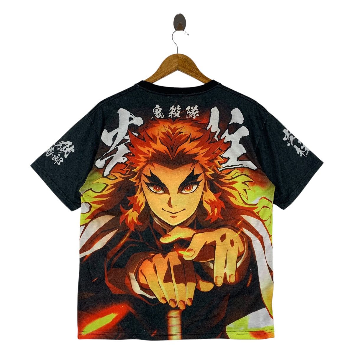 Anime × Japanese Brand DEMON SLAYER Kyojuro Rengoku full print cospa tag tee Size US M / EU 48-50 / 2 - 4 Thumbnail
