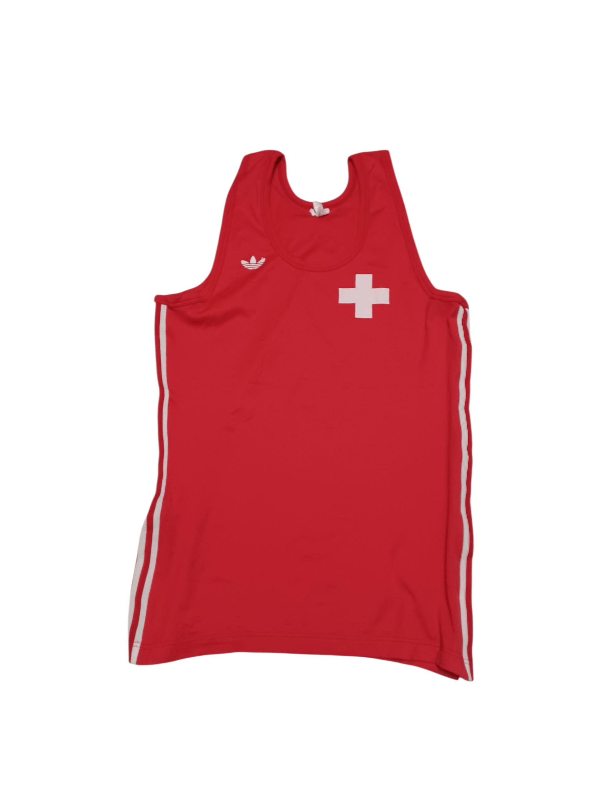 Adidas SWITZERLAND ADIDAS VINTAGE 80S 70S BASKETBALL JERSEY Size US M / EU 48-50 / 2 - 1 Thumbnail