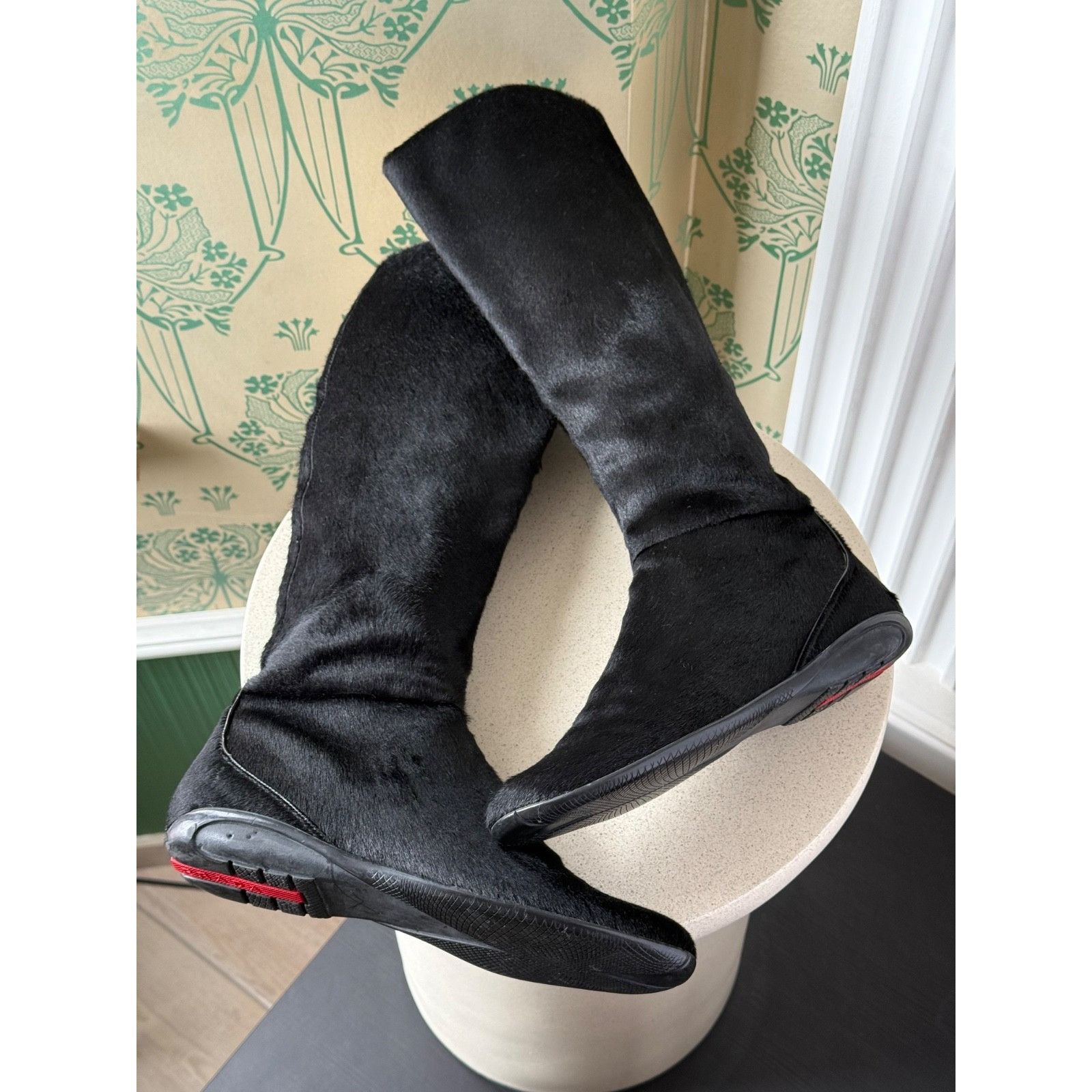Prada Vintage Prada Pony Style Calfskin Riding Boots 36 / 6 Size US 6 / IT 36 - 12 Thumbnail
