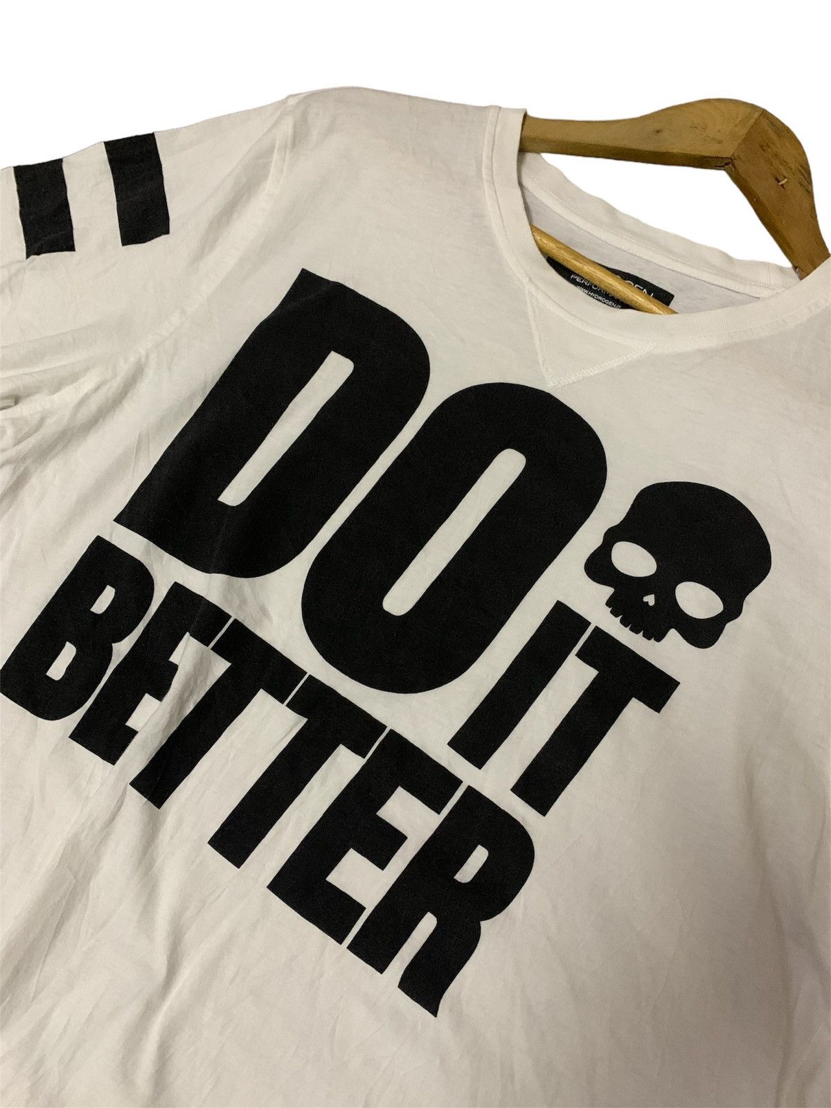 HYDROGEN Vtg Japanese Hydrogen Performance Do It Better Shirt Size US L / EU 52-54 / 3 - 2 Thumbnail