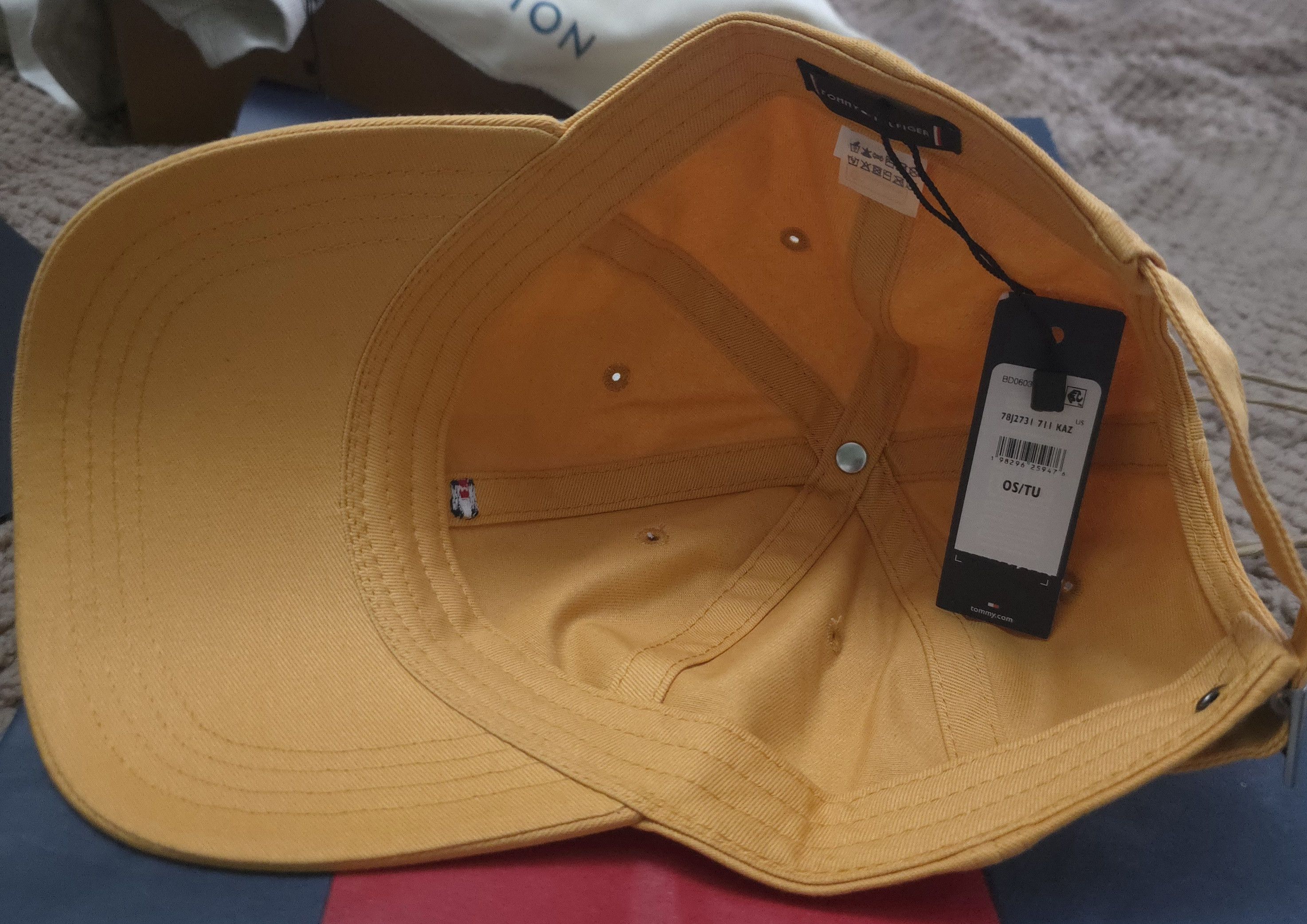 Tommy Hilfiger Men's Tommy Hilfiger baseball cap/hat adjustable buckle Size ONE SIZE - 3 Thumbnail