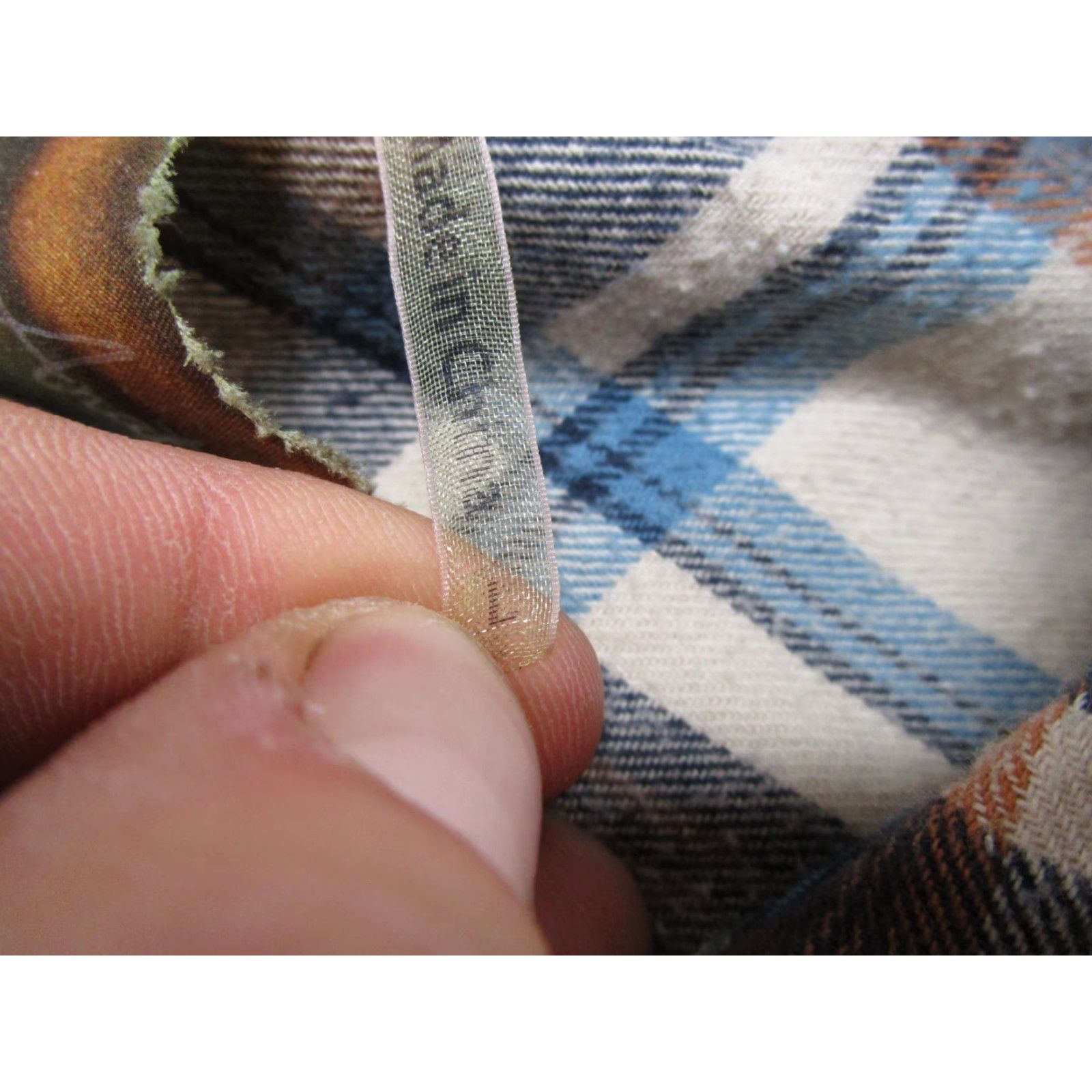Anthropologie Aratta Silent Journey Plaid Shirt L Multicolor Cotton Linen Rayon Button-Up Long Sleeve Women's Tunic Art Bohemian Western Style Size L / US 10 / IT 46 - 3 Thumbnail