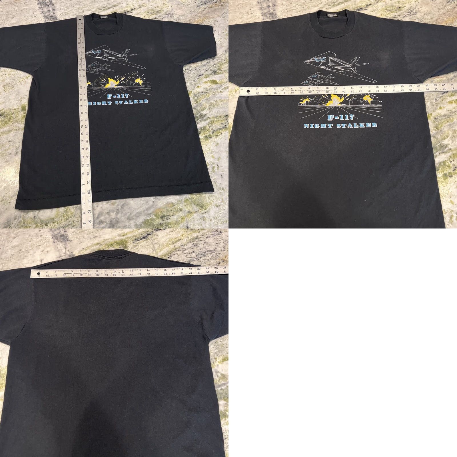 Vintage VINTAGE F-117 Night Stalker T Shirt XL Short Sleeve Cotton 1990s Graphic Mens XL Size US XL / EU 56 / 4 - 8 Thumbnail