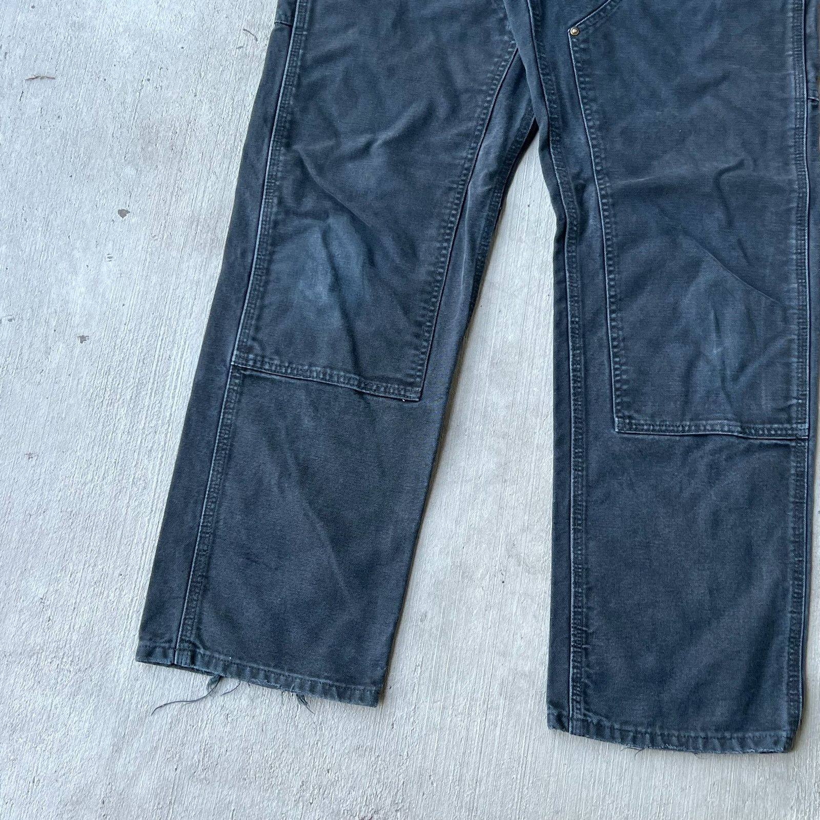 Carhartt × Vintage Carhartt faded black double knee work wear carpenter pants Size US 30 / EU 46 - 3 Thumbnail
