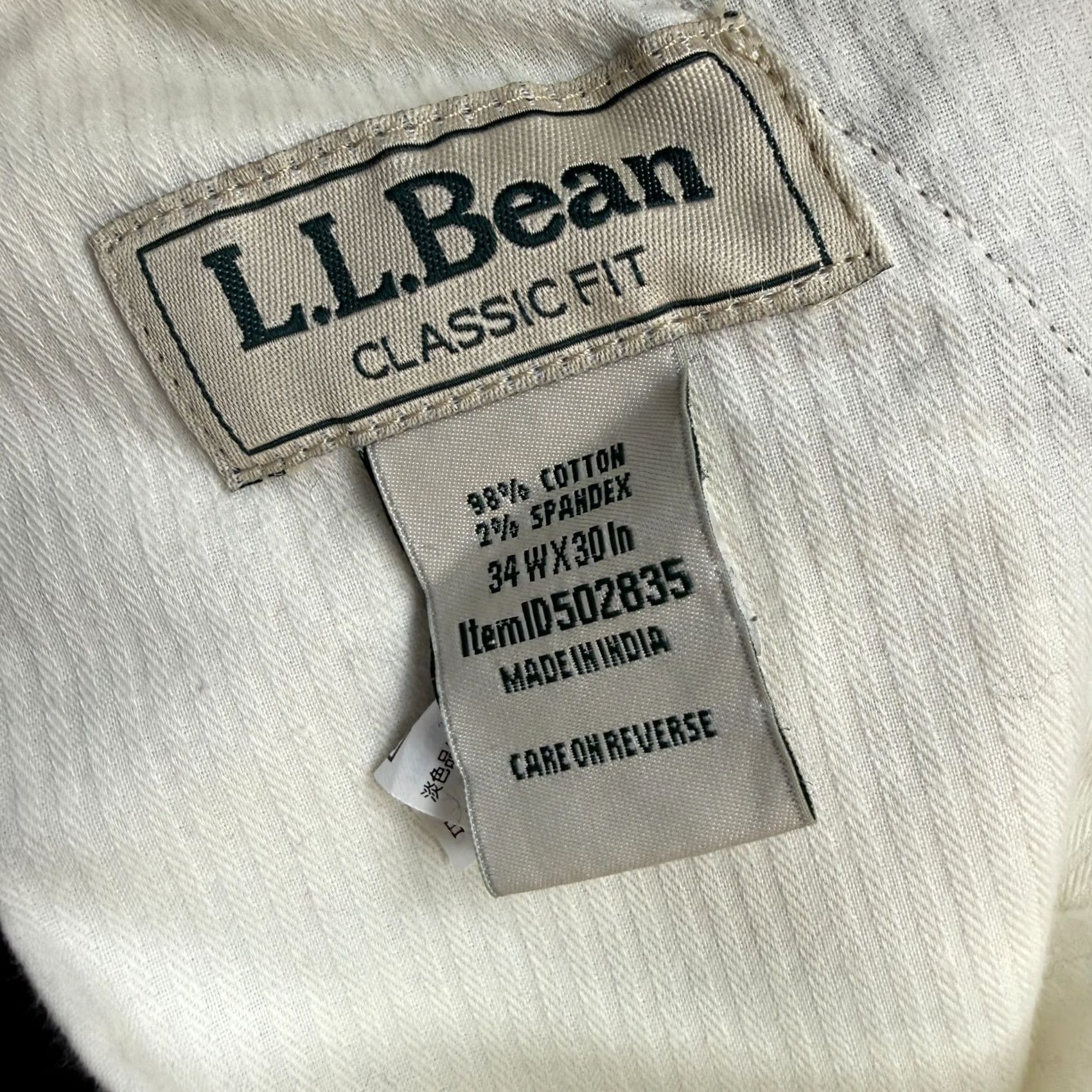 Vintage L.L. Bean Pants Men 34x30 Charcoal Gray Corduroy Stretch Flat Front Chino Pockets Vintage No Size US 34 / EU 50 - 4 Thumbnail