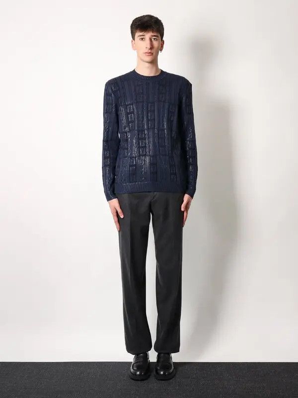 Fendi o1s1wg111225 Pullover in Nevy Blue Size US S / EU 44-46 / 1 - 3 Thumbnail